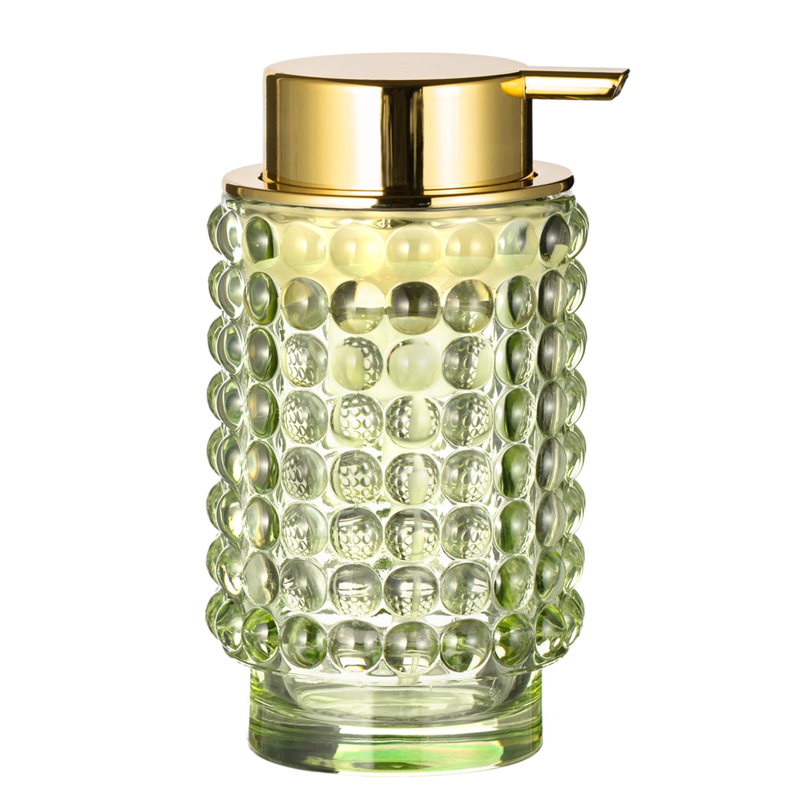 Leicurace Glass Foaming Hand Soap Dispenser Foaming Soap Dispenser For Bathroom Decor Soap Dispenser With Pump(Foam Type/Green)