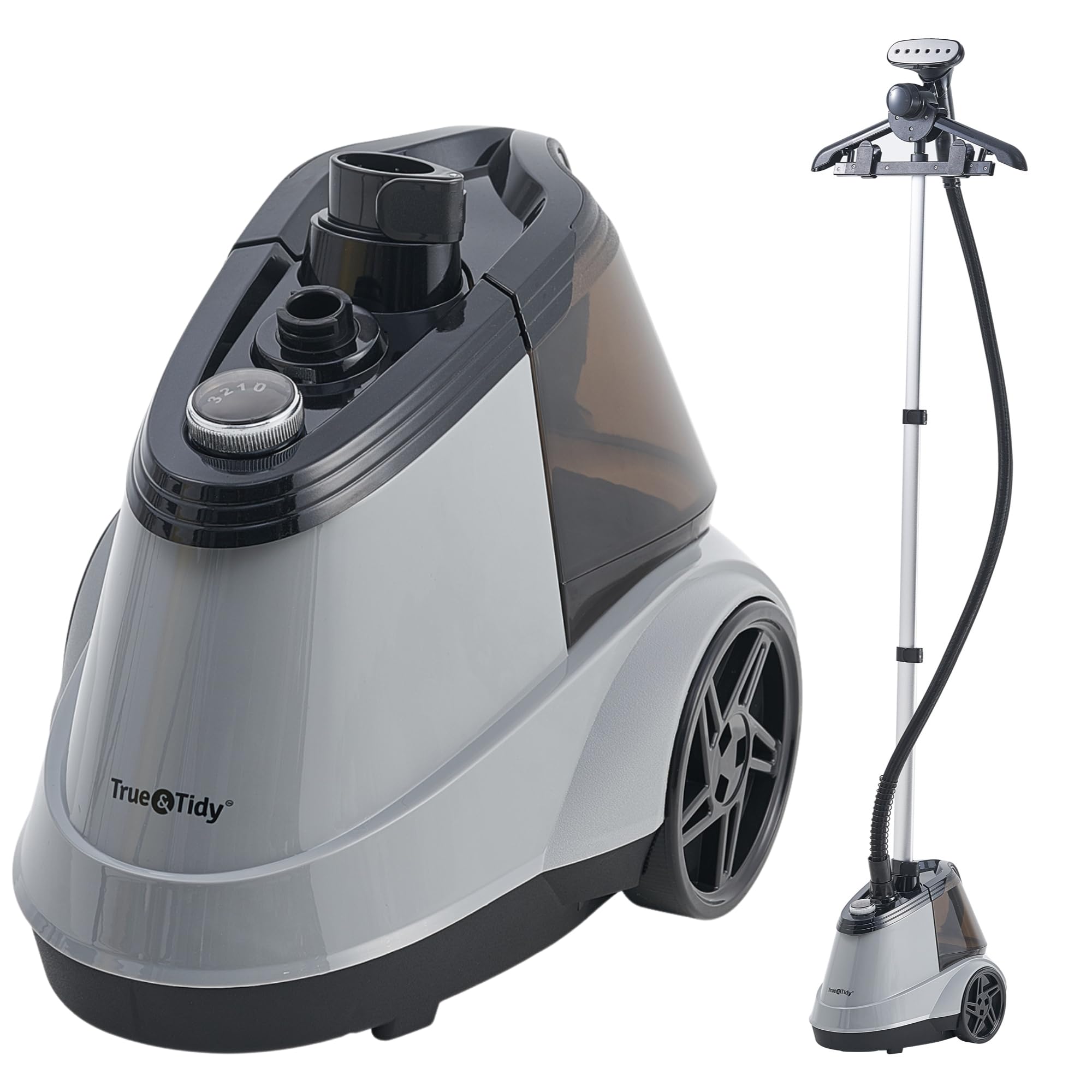 True & Tidy Commercial Standing Clothes Steamer, Heavy Duty With 90+ Mins Of Steam Time, For Home And Commercial Use, 1800 Watts