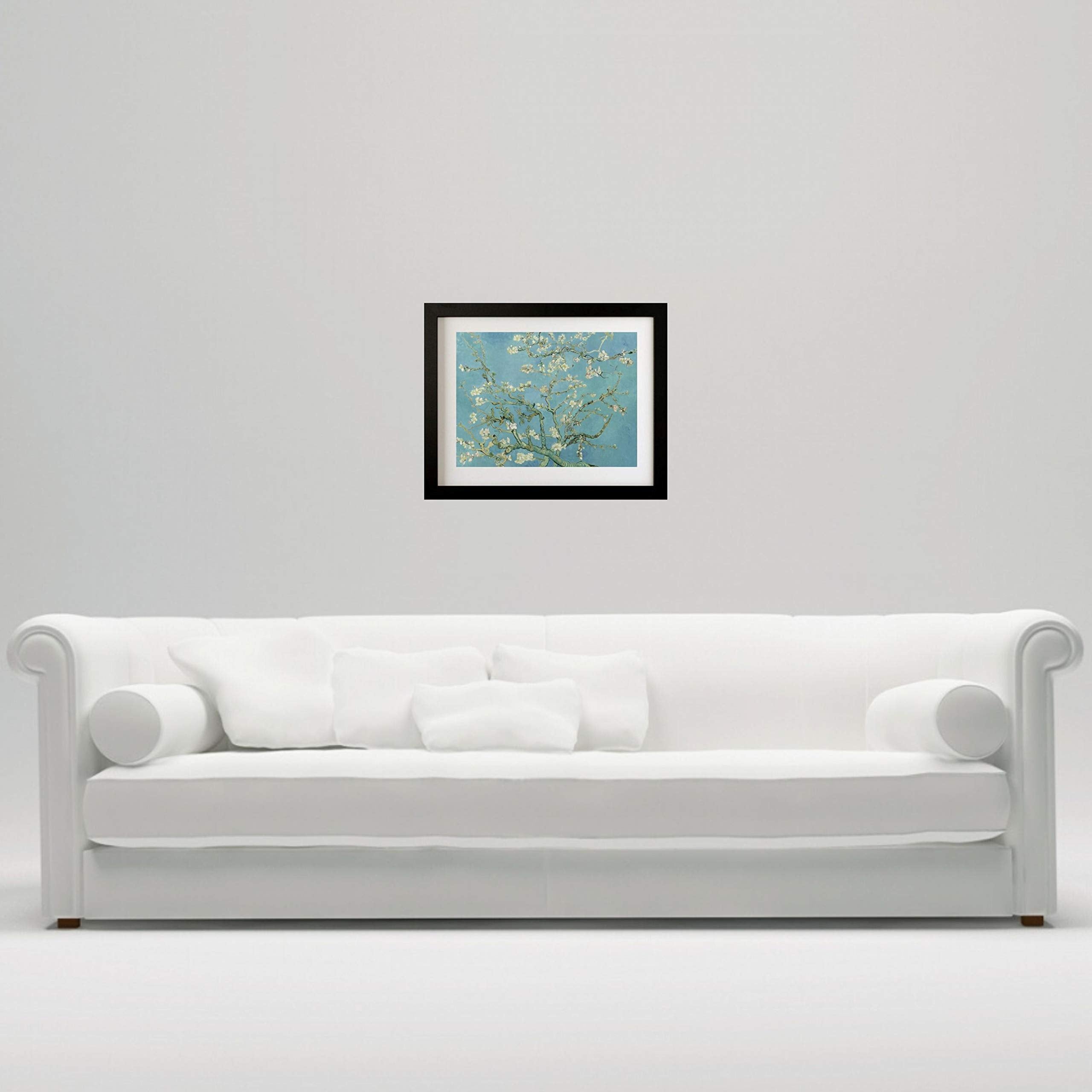 Almond Blossom Framed Wall Art By Vincent Van Gogh | Famous Painting Reproduction Almond Blossom | Premium Gallery Wall Mount De