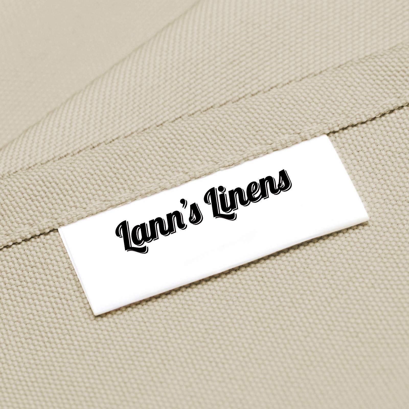 Lann'S Linens - 60 X 126 Premium Tablecloth For Wedding/Banquet/Restaurant - Rectangular Polyester Fabric Table Cloth - Beig