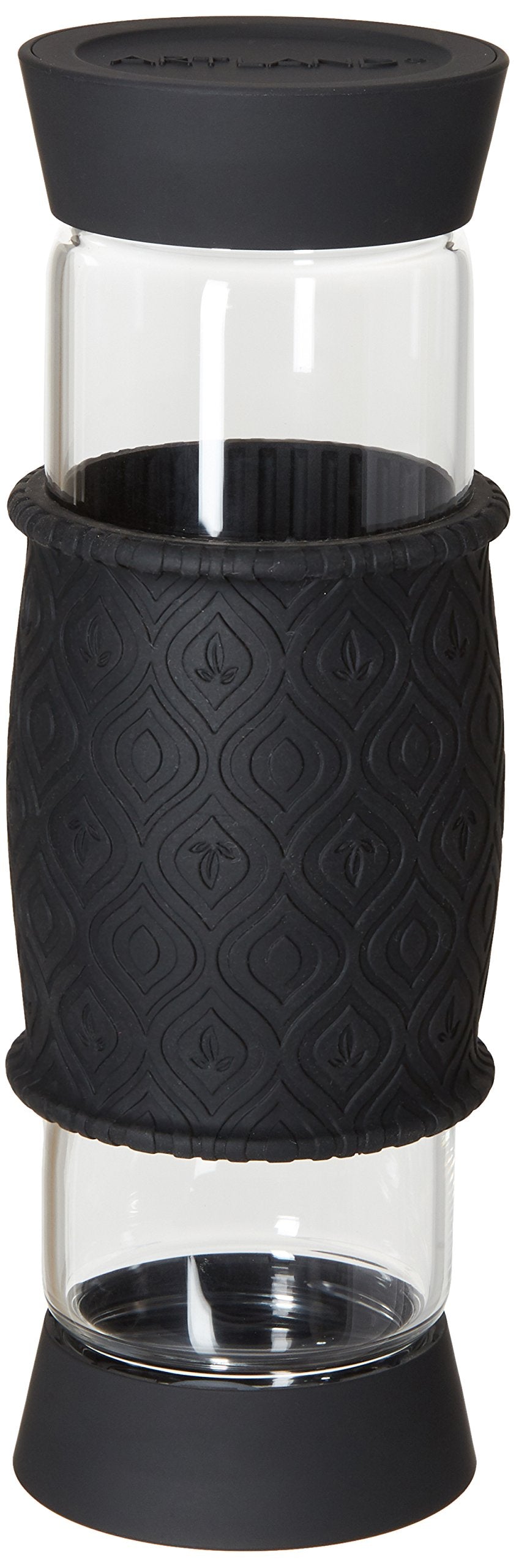 Artland 19 Oz Glass Tea Infuser, Black