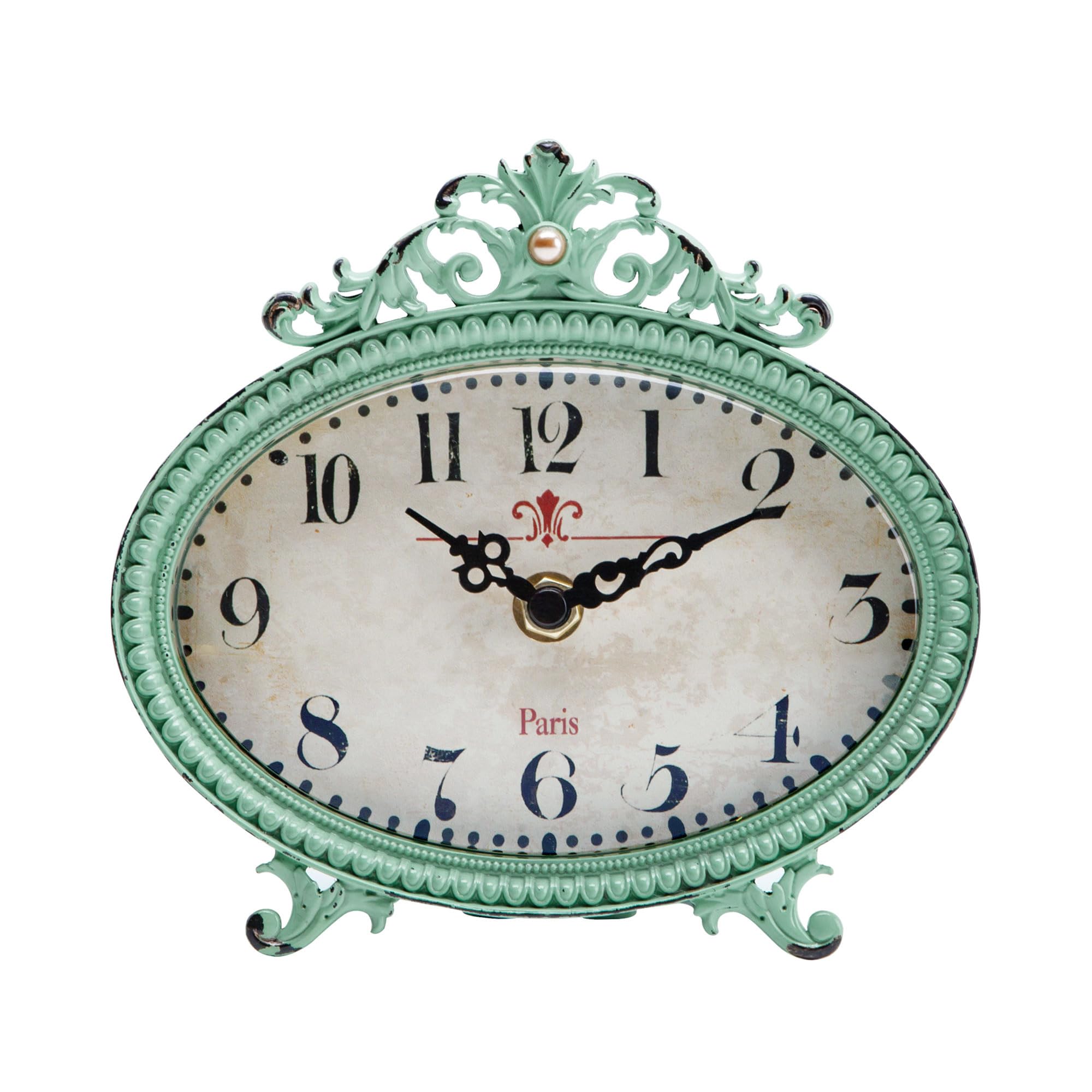 Nikky Home Vintage Table Clock (Aqua) By Nikky Home