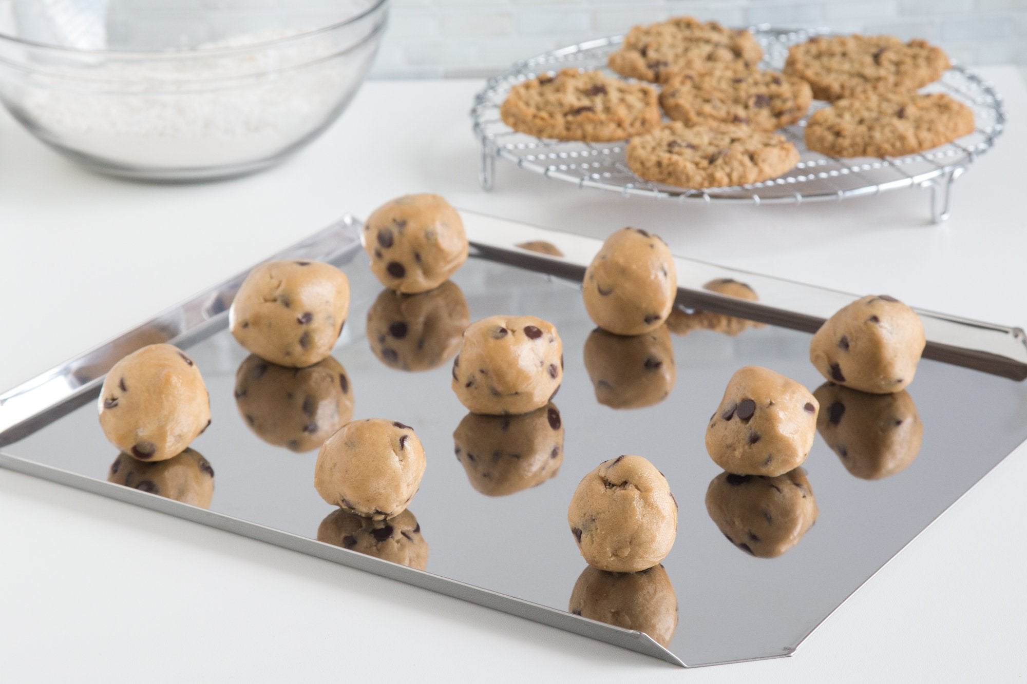 Fox Run Cookie Sheet 12X14 Stainless Steel Baking Pans, 13.75 X 11.75 X 0.5 Inches, Metallic