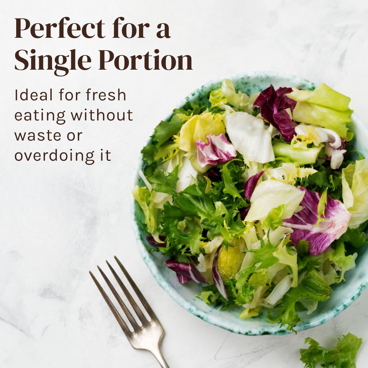 Single Serve Small Salad Spinner - Mini Prep Lettuce Spinner And Dryer With Measuring Cup - Collander With Fruit And Vegetable W
