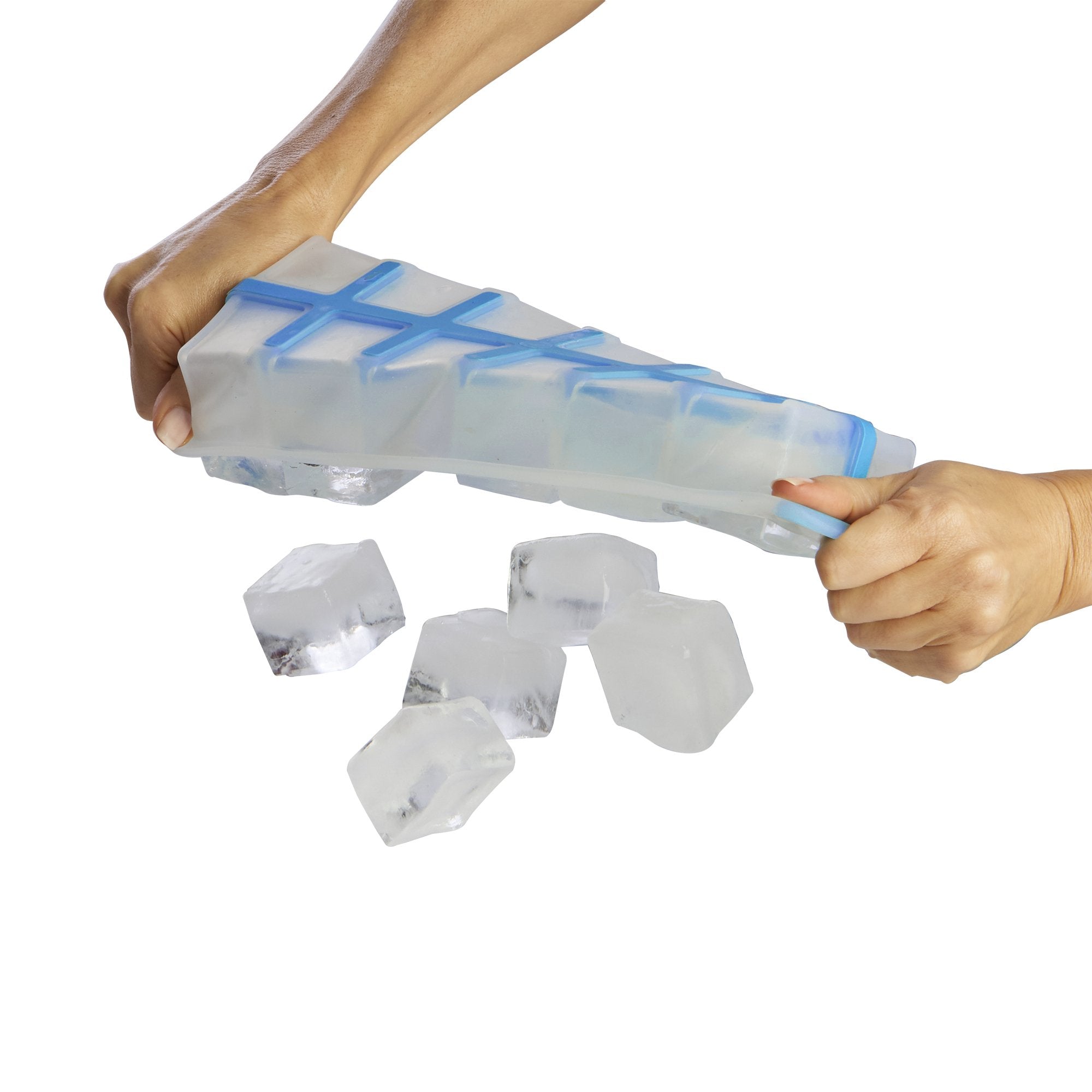 Goodcook , Prep And Freeze Stackable, Easy Release Silicon Cube Tray, 2-Ounce Ice Cubes, Baby Food, Herb Butter, Cold Brew Cubes