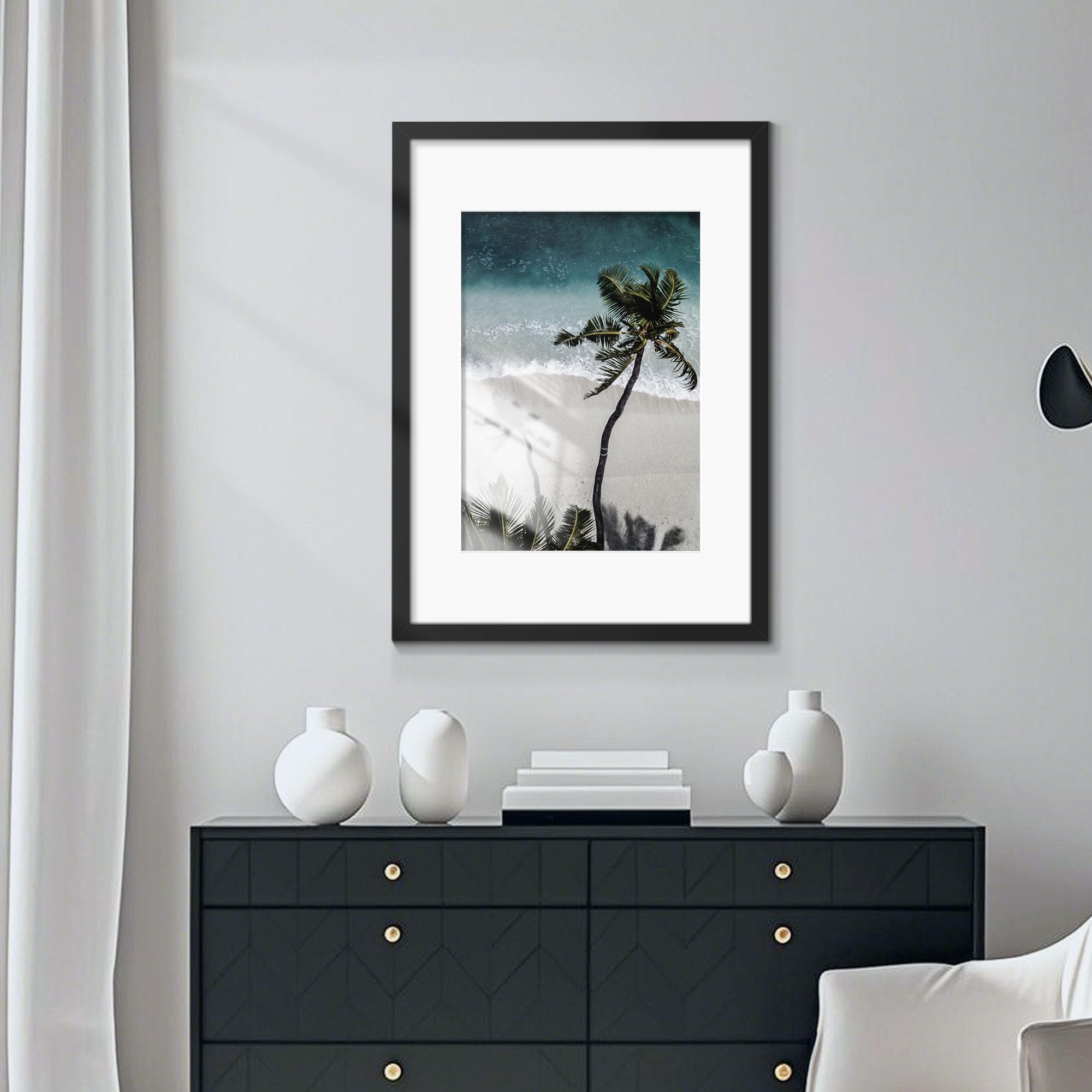 Wiscet A2 Picture Frame Set of 3, Display Pictures 11.7x16.5 with Mat or 16.5x23.4 Poster Frame Without Mat, Wall Gallery Photo