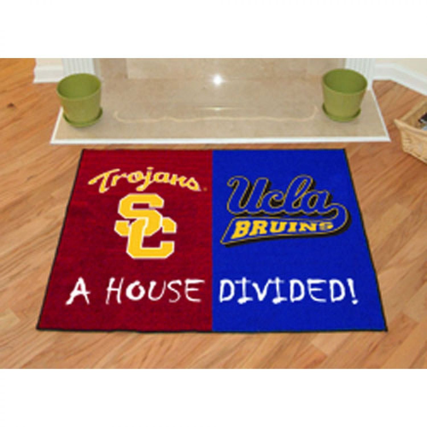 USC - UCLA House Divided Rugs 33.75x42.5