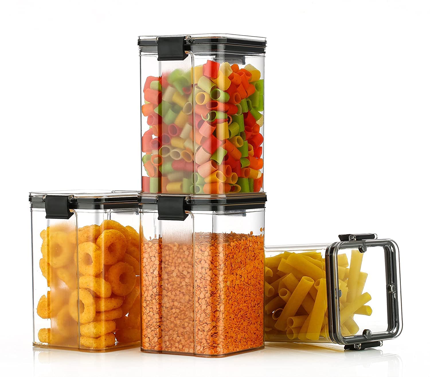 Bliss Start 1100Ml Air Tight Plastic Container And Jar Set For Kitchen & Pantry Organizer, Kitchen Accessories Storage Item  Pa