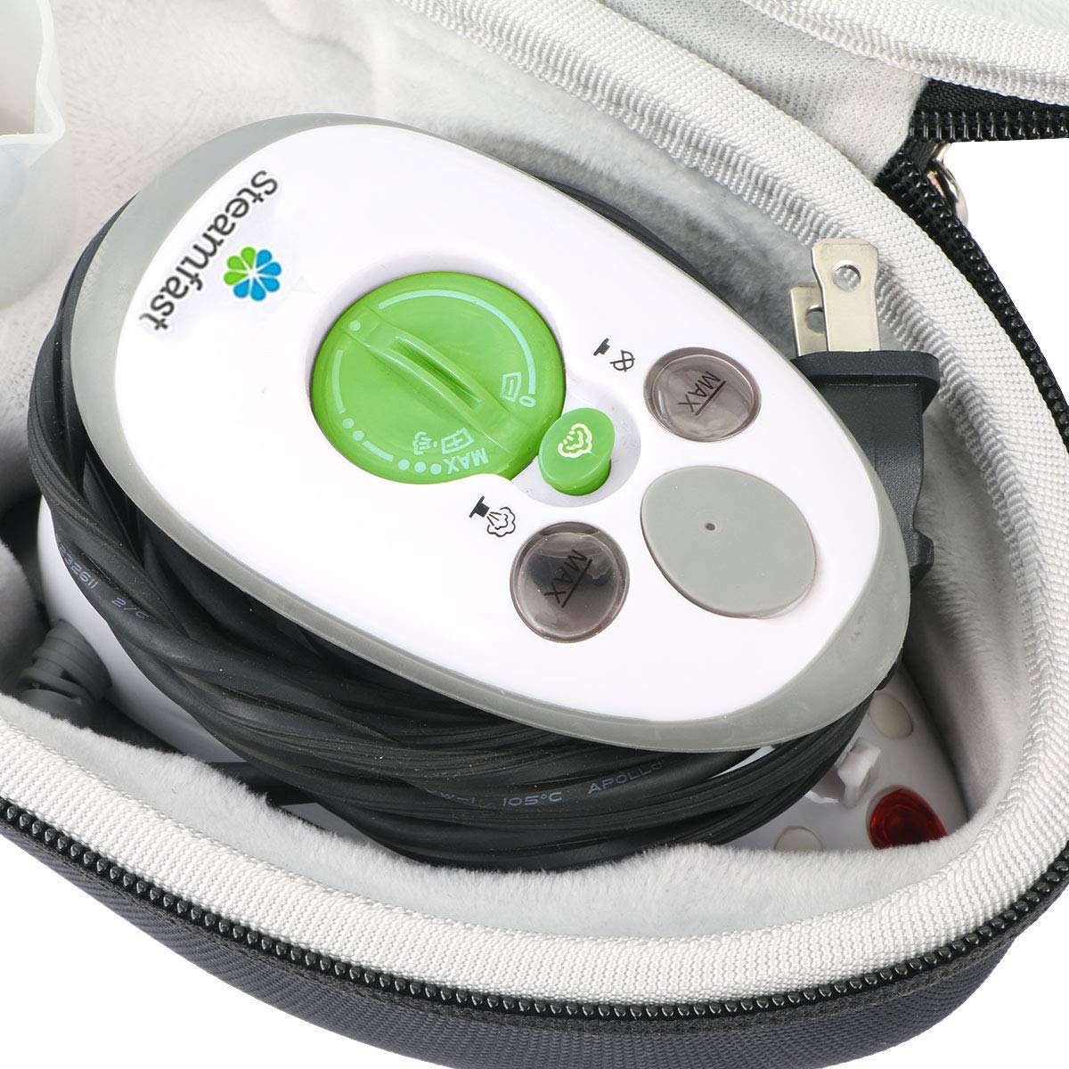 Khanka Hard Travel Case Replacement For Steamfast Sf-717 Mini Steam Iron (Black), Case Only