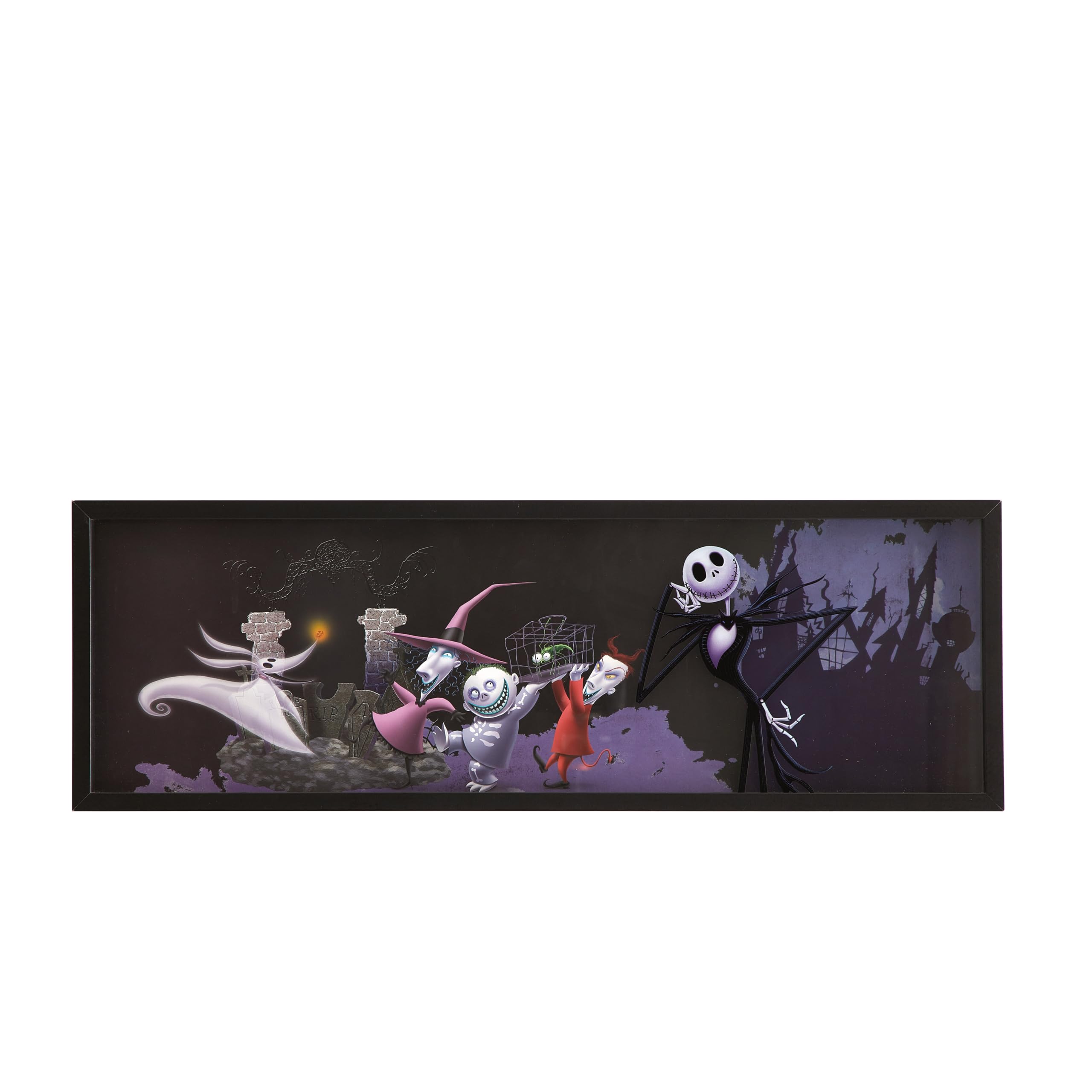 Idea Nuova Nightmare Before Christmas Dual Layer Wall Art 10 Hx30 W
