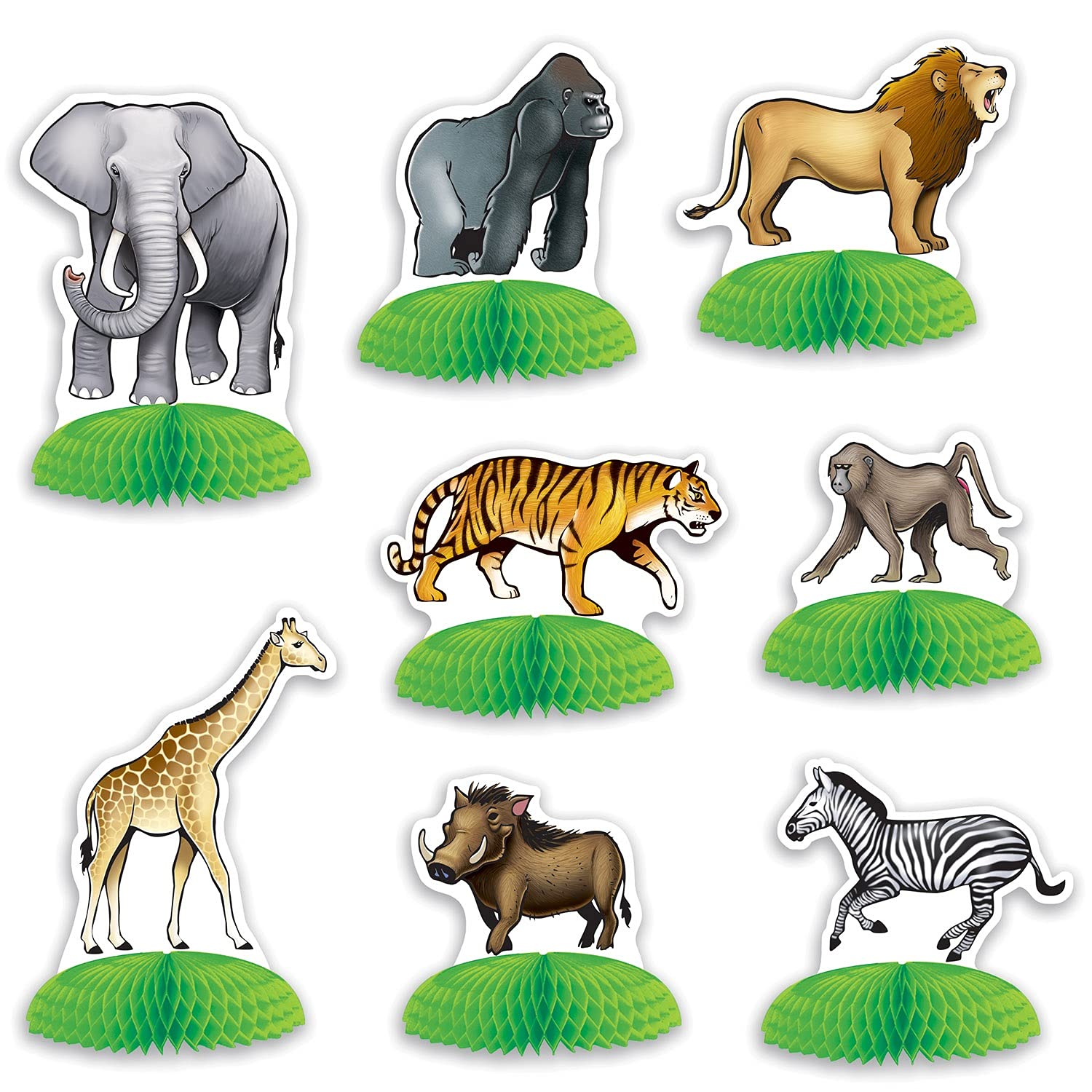 Safari Jungle Animal Mini Centerpieces