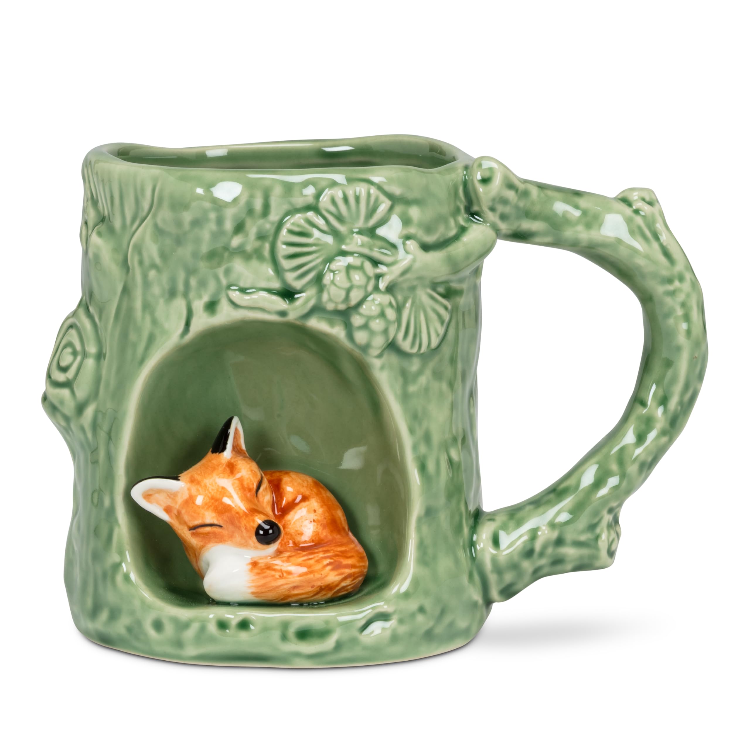 Abbott Collection Alcove Tree Look Mug with Fox