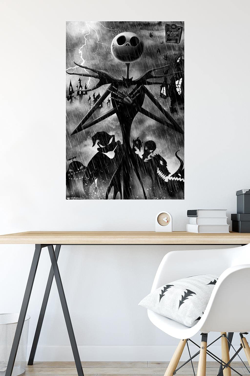 Trends International Disney Tim Burton'S The Nightmare Before Christmas-Shadows Wall Poster, 22.375'' X 34'', Premium Unframed V