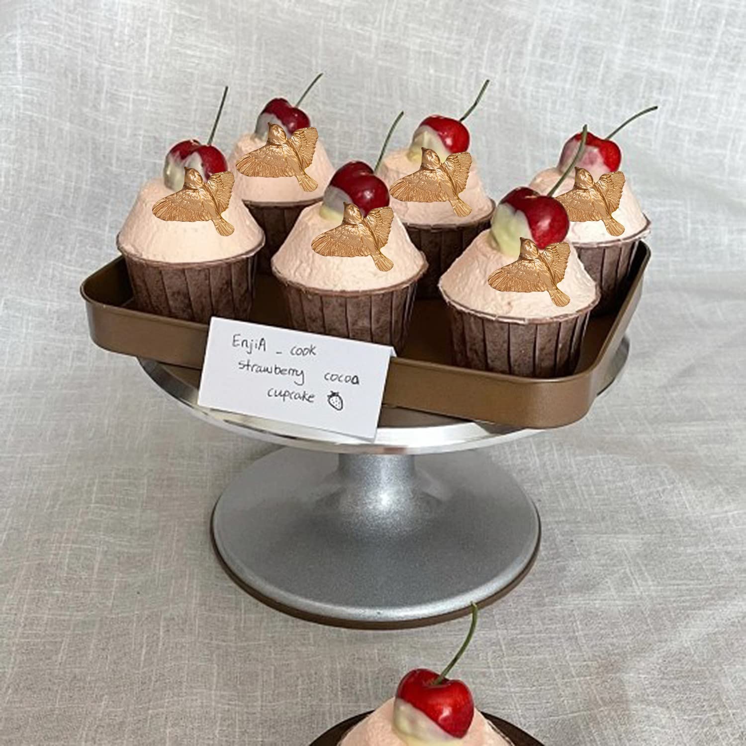 Mujiang 3D Bird Cake Fondant Molds Silicone Mold For Cake Decorating Chocolate Candy Resin Clay Set Of 4