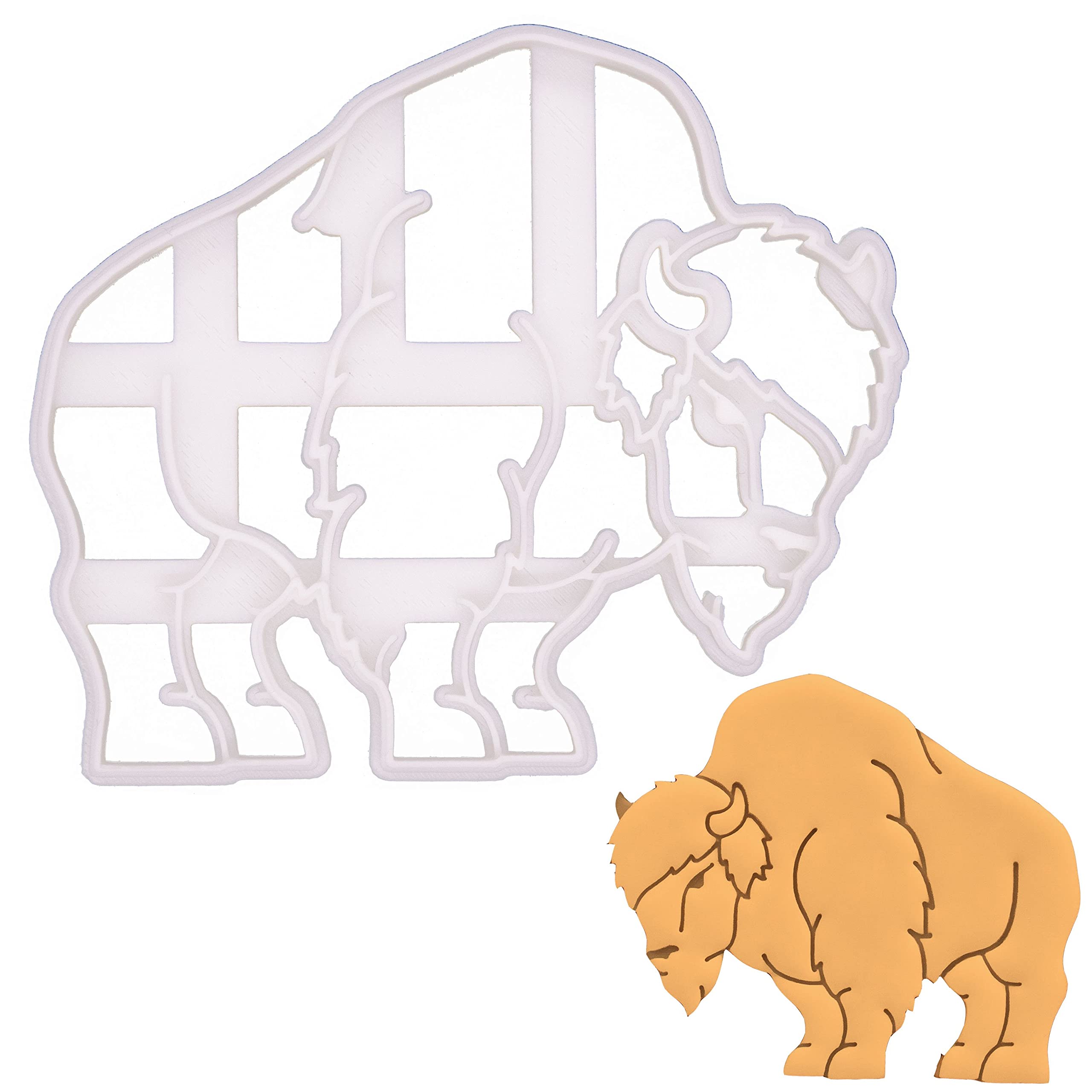 Wood Bison Body Cookie Cutter, 1 Piece - Bakerlogy