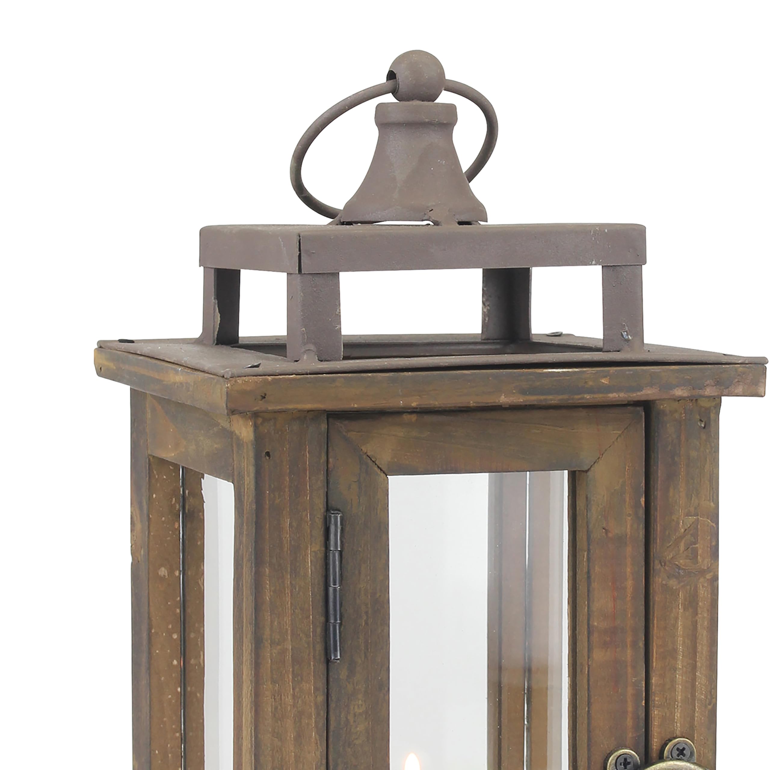 Stonebriar Decorative Wooden Candle Lantern, Use As Decoration for Birthday Parties, a Rustic Wedding Centerpiece, or Create a R