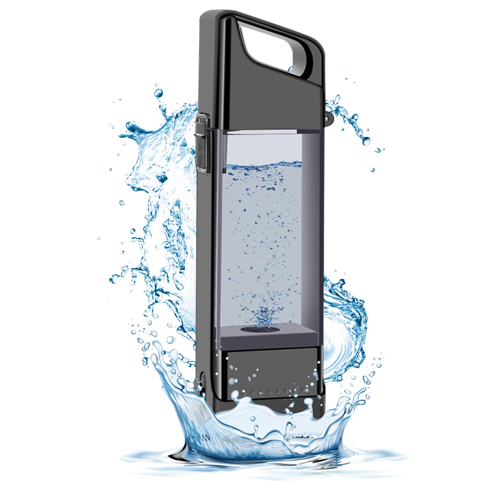 Janebrty Hydrogen Enriched Water Bottle 2000+PPB EasytoUse Hydrogenated Water Generator with SPE/PEM Technology USB Rechargeab