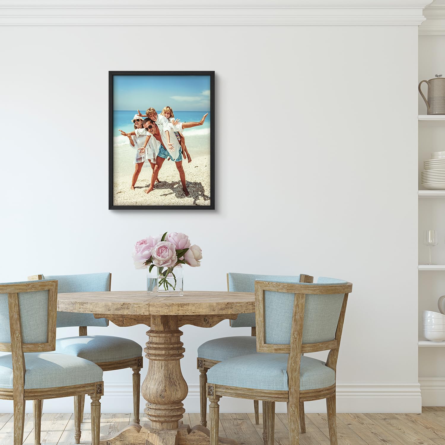 Wall26 Custom Framed Poster Wall Art For Living Room, Bedroom Canvas Prints For Home Decoration Ready To Hang - 11''X14'' Black