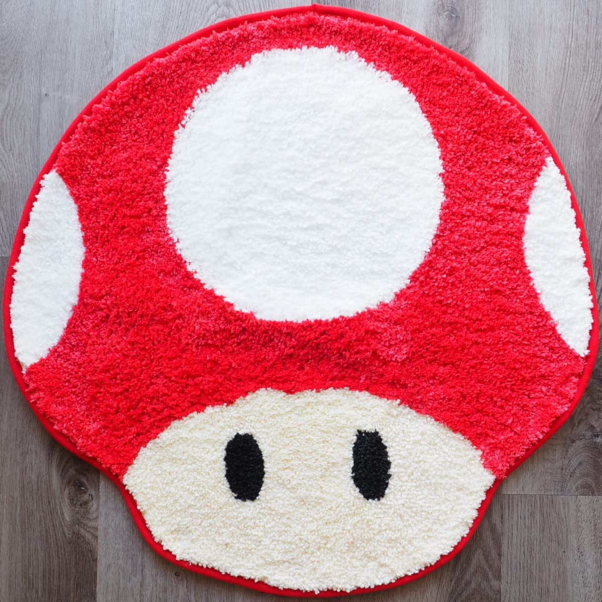Evovee Ladybug Rug Cute Bathroom Decor Funny Mushroom Bath Mat Shower Red Rugs Funky Bedroom Aesthetic Fun Round Preppy Cool Apa