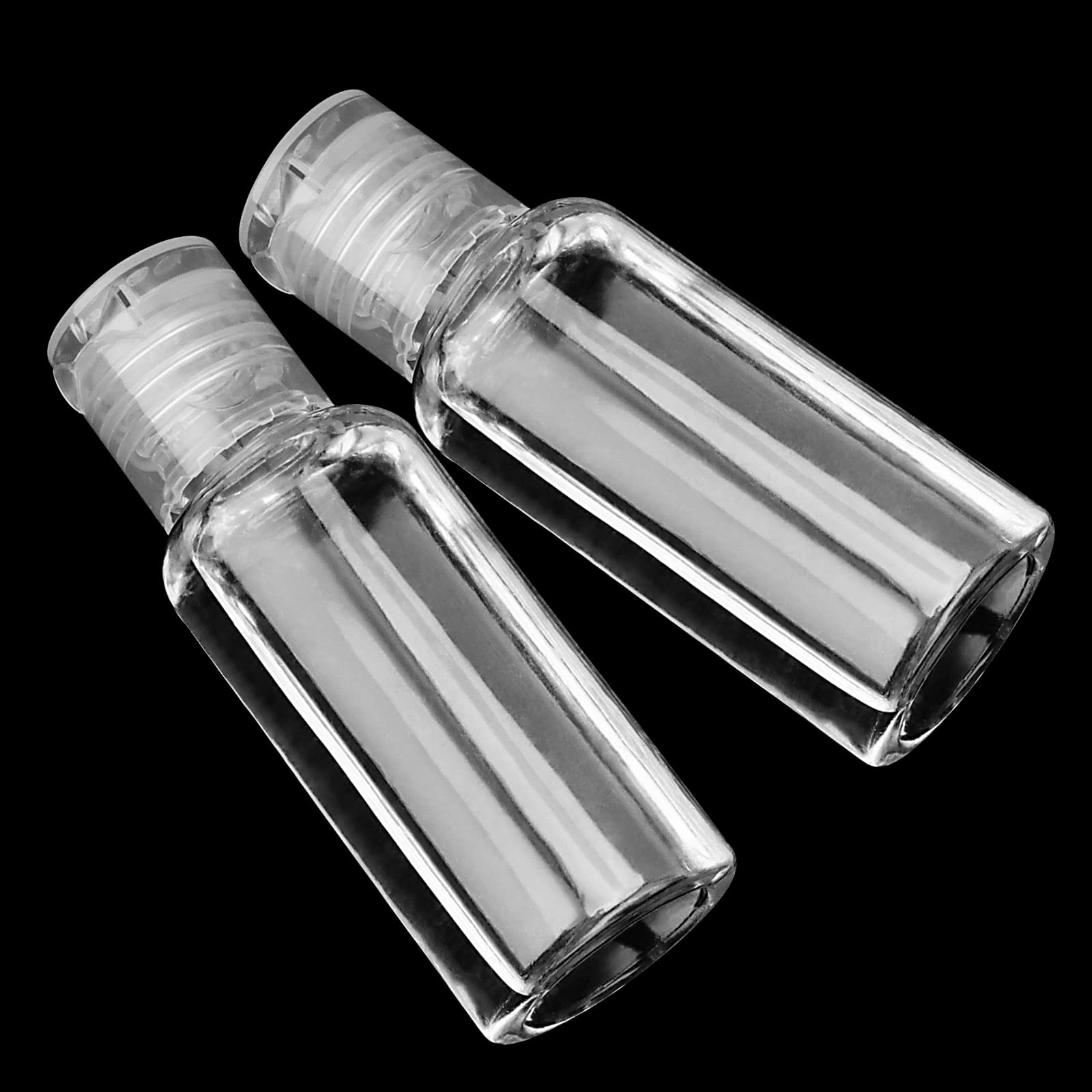 Mouyat 110 Pack 1Oz Clear Plastic Flip Cap Bottles, 30Ml Empty Squeeze Travel Bottles With Flip Cap, Mini Refillable Flip Cap Tr