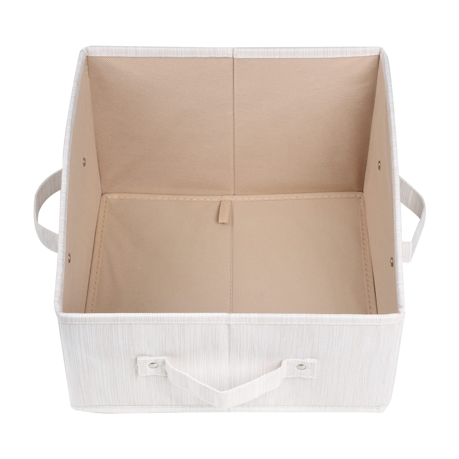 Keegh Storage Bins For Closet Shelves Storage Baskets For Shelves Trapezoid Storage Bin Fabric Organizer Bins For Clothes With H