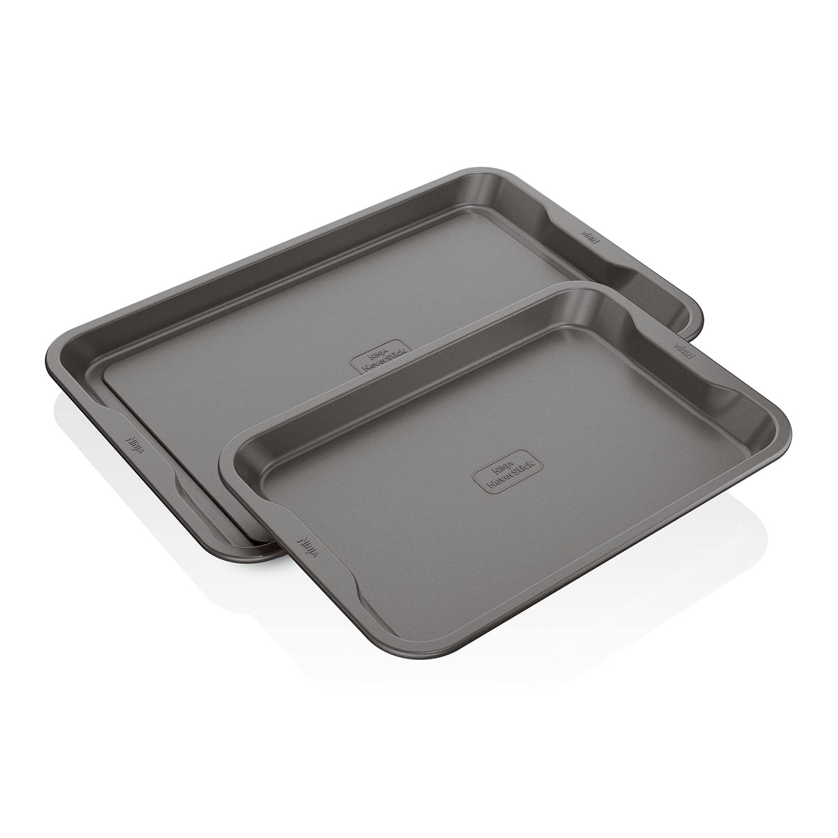 Ninja B32002 Foodi Neverstick Premium 2-Piece Baking Sheet Set, Nonstick, Oven Safe Up To 500F, With 9 X 13 Inch Sheet & 11 X 17