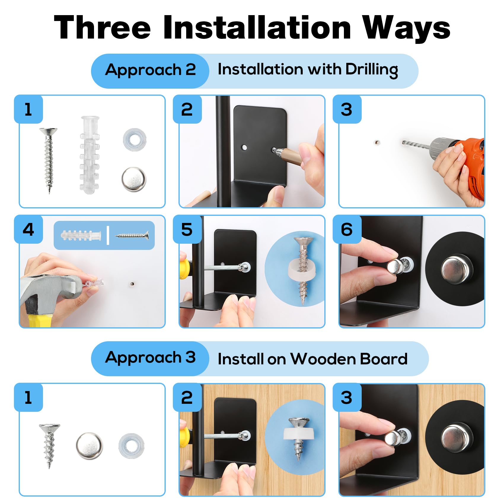 Hat Organizer For Baseball Caps, 2 Pack Hat Racks For Baseball Caps Wall, Hat Hooks For Baseball Caps, Hat Rack For Wall, Hat Ho