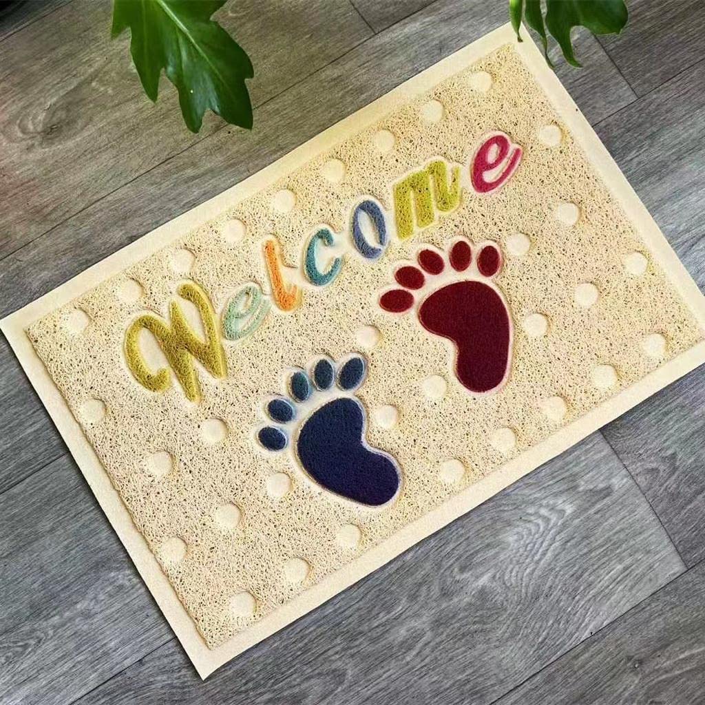 Botist Welcome Door Mat Non Slip Bathroom Bath Mat Floor Mat Rug AntiSlip Door Mats For Entrance Home Door Hallway Living Room 