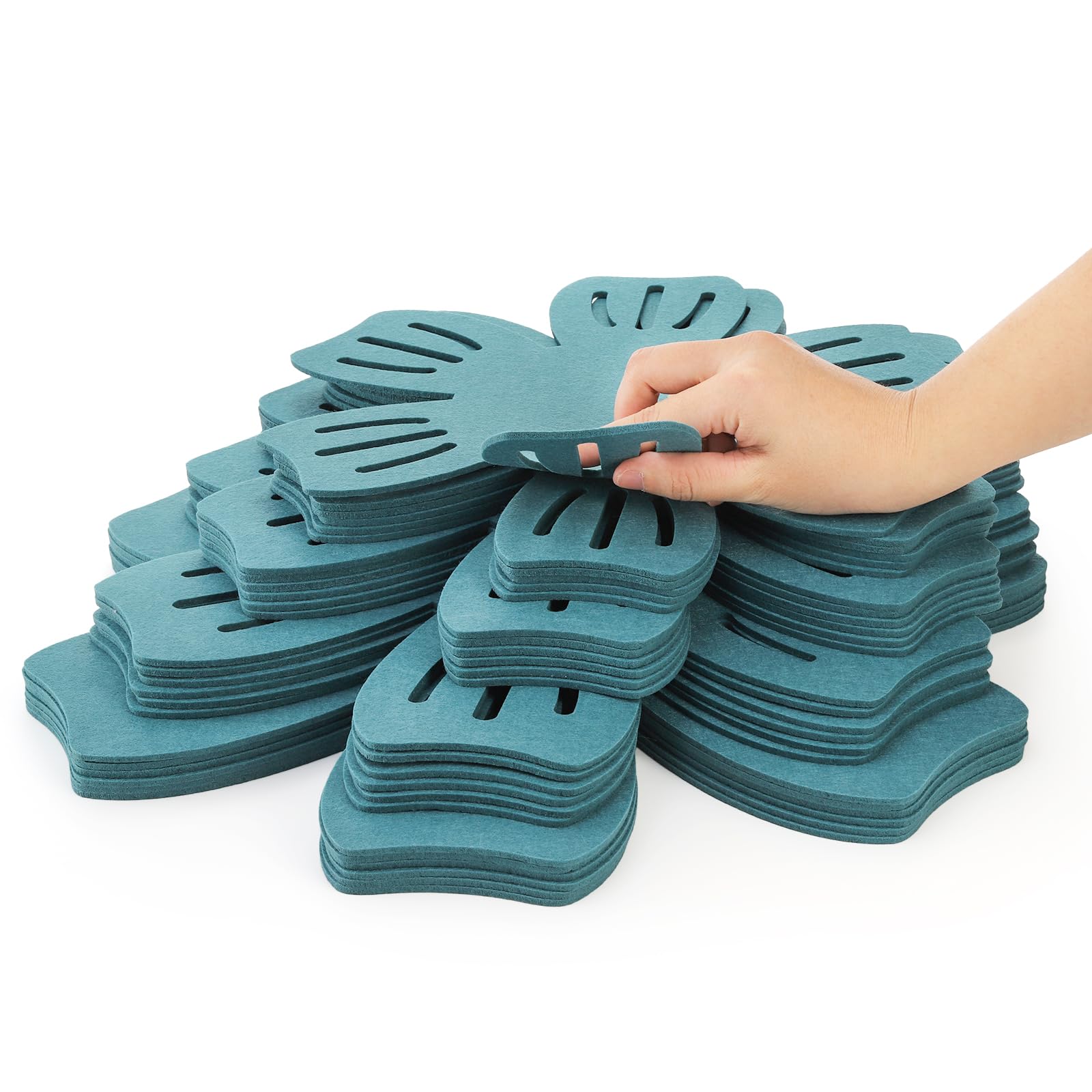Goaste 24 Pack Pot And Pan Protectors, 4 Different Size Pans Separator, Anti-Slip Pan Dividers Pads, Felt Cookware Protector Set