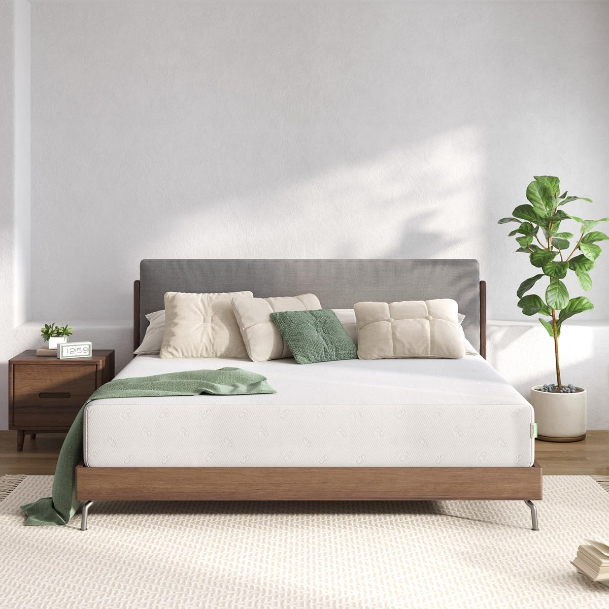 Novilla Full Mattress, 12 Inch Full Size Memory Foam Mattress With Comfort Foam For Pressure Relief & Cool Fresh Sleep,Removable