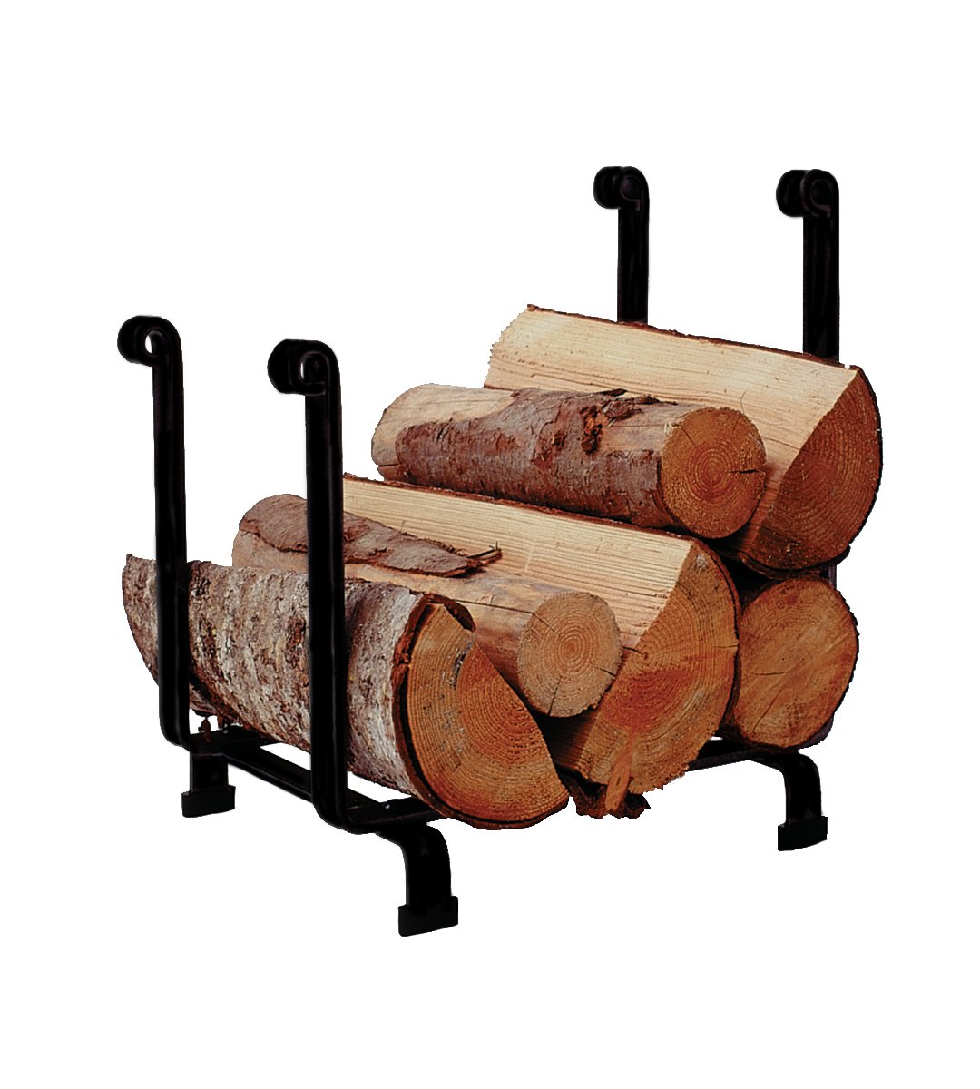 Enclume Lr7 Bkt Hearth Fireplace Log Rack, Black