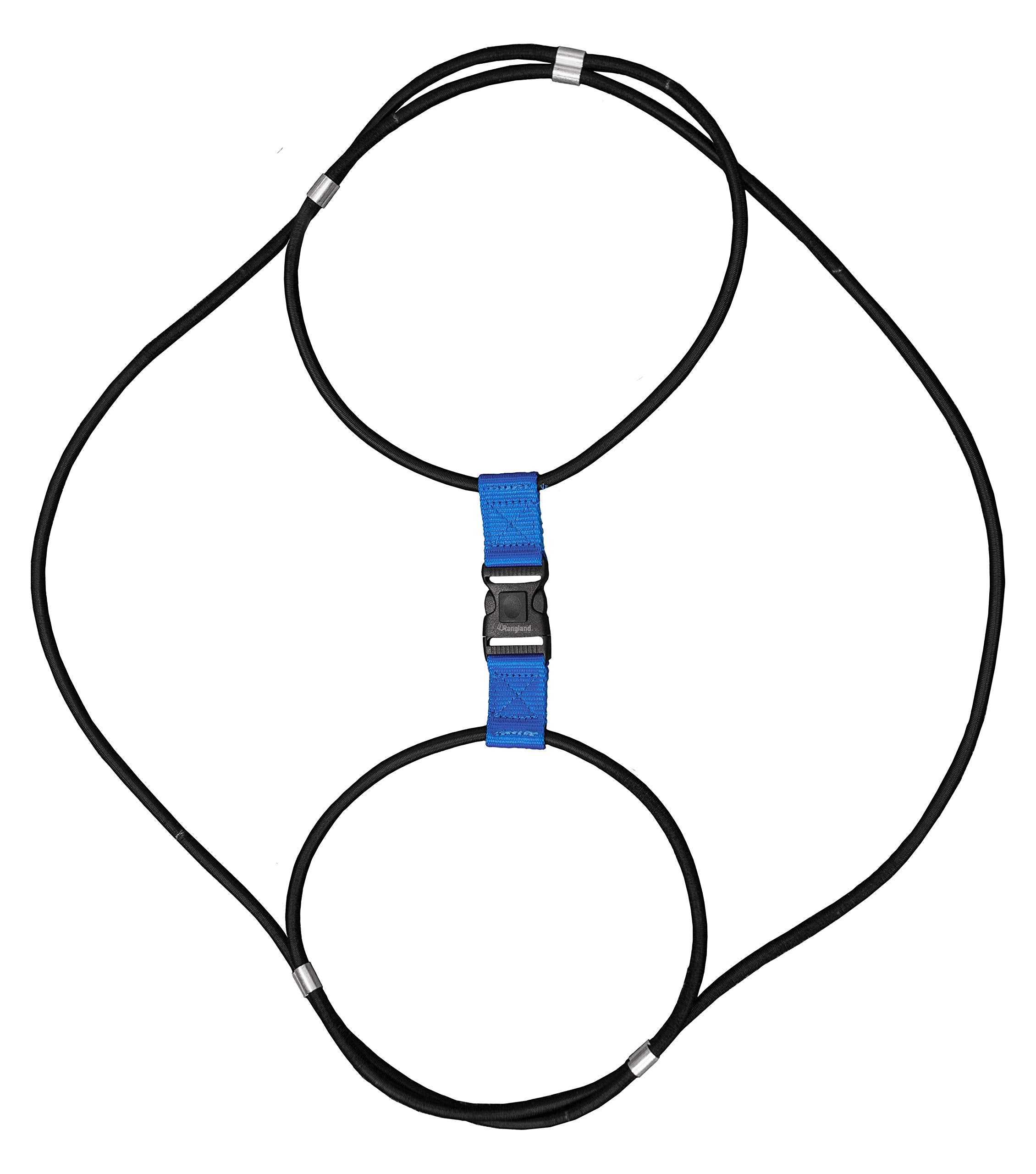 Encased Extra Large Trash Can Lock For Animals/Raccoons, Bungee Cord Heavy Duty Extra Large Outdoor Garbage Lid Lock (Fits 50-96