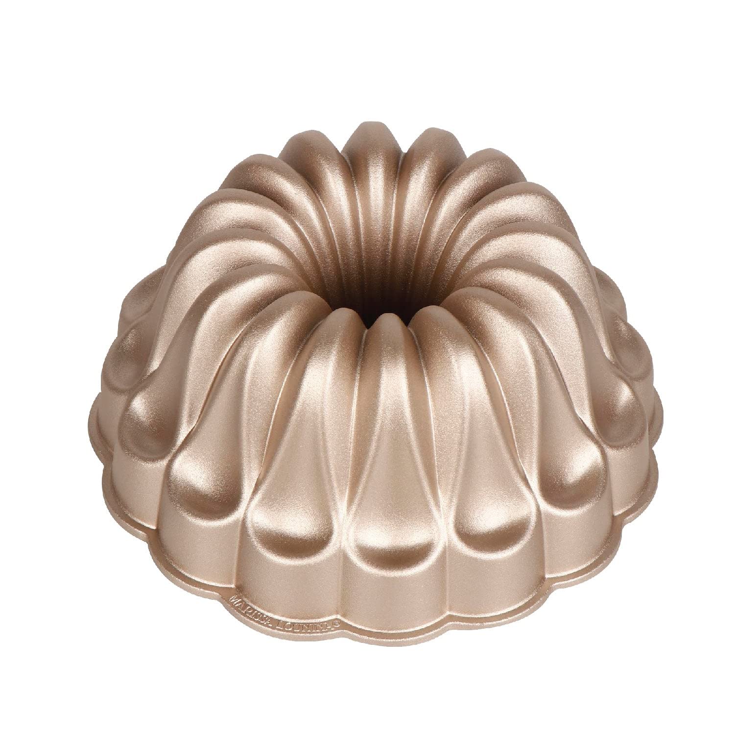 Bakers Secret Nonstick Fluted Cake Pans, Perfect For Bundt Cakes, Die Cast Aluminum Cake Pans, 2 Layers Non-Stick Coating For Ea