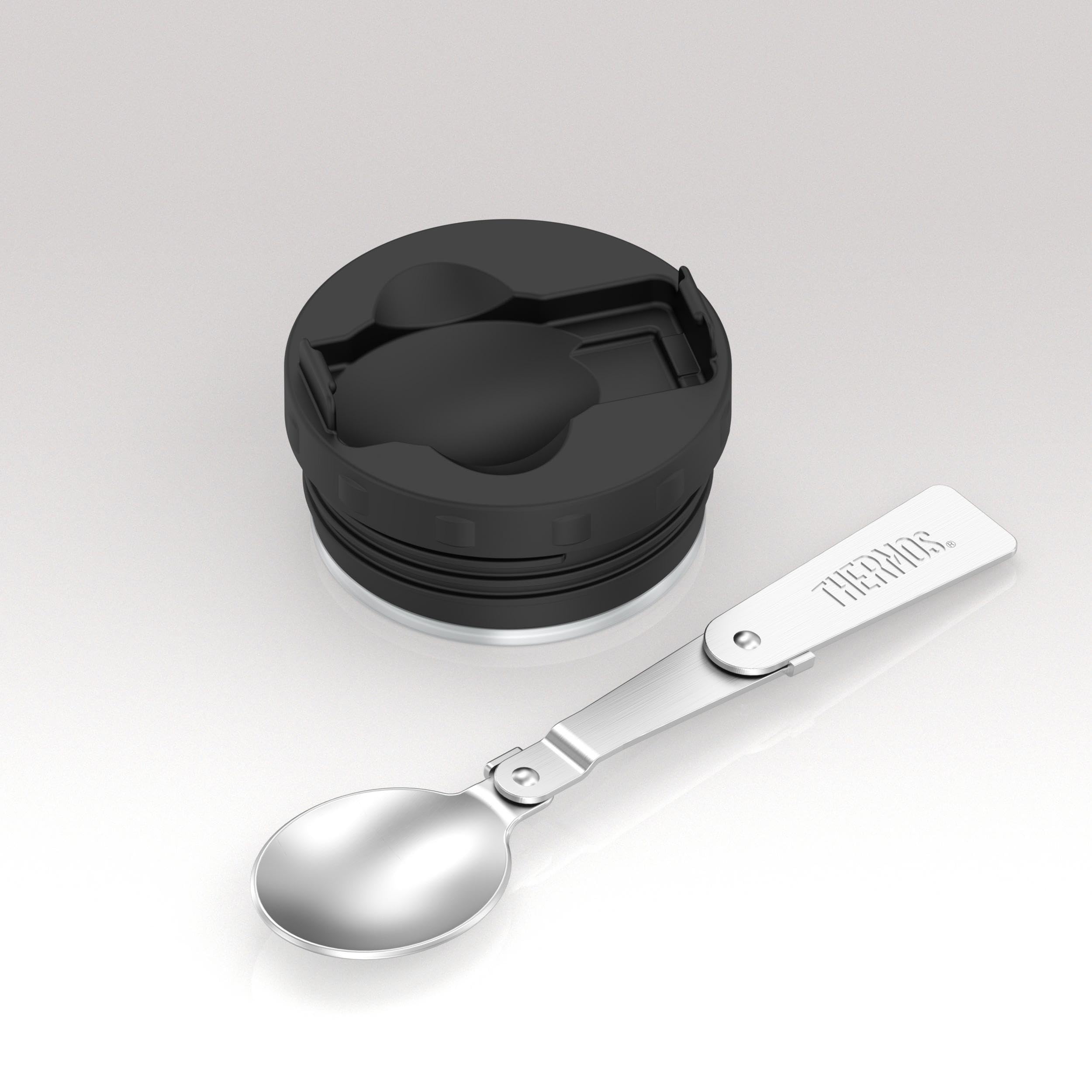 Thermos Stainless King Vacuum-Insulated Food Jar With Spoon, 16 Ounce, Matte Lavender