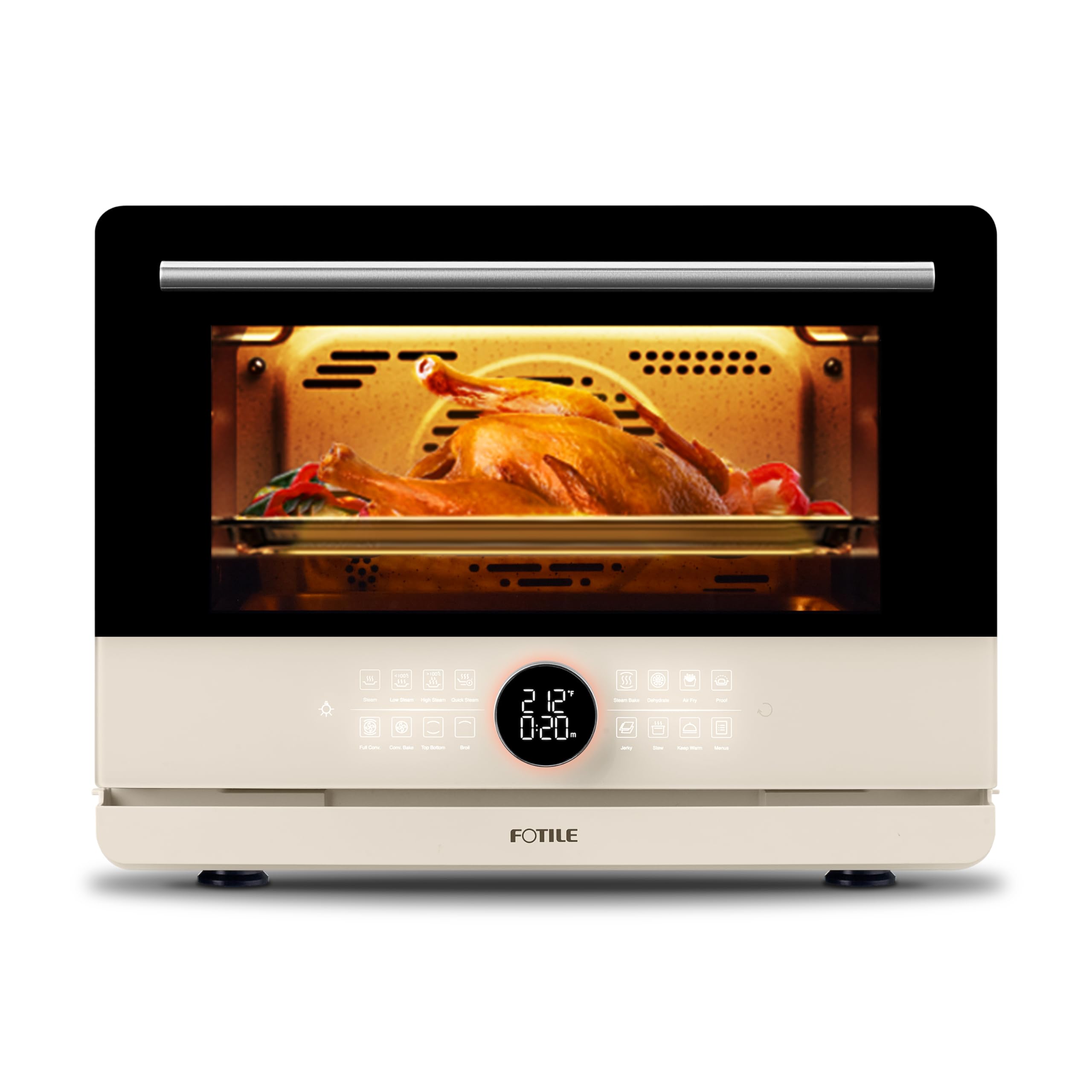 FOTILE HYZK32-E3-E ChefCubii 1.1 cu. ft. 4-in-1 Combi-Steam Oven with Steam-Bake, Air Fry, Convection, Dehydrator Functions, and