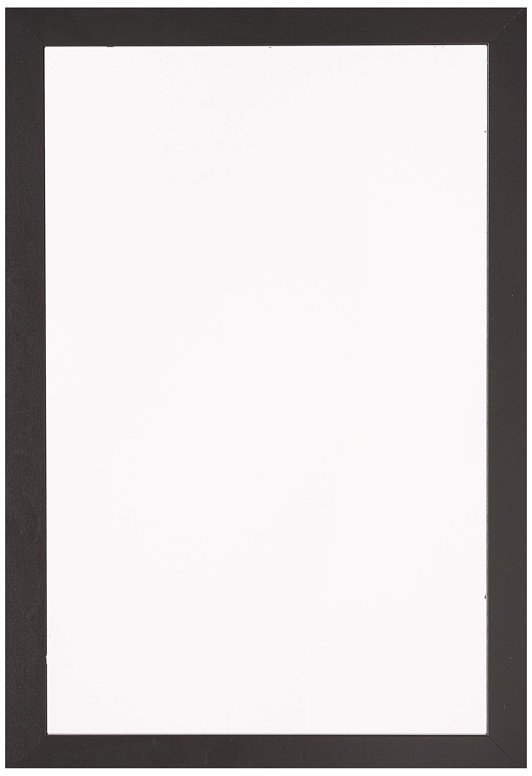 ArtToFrames 11x17 Inch Black Picture Frame, This 1.25 Custom Poster Frame is Satin Black, for Your Art or Photos - Comes with Re