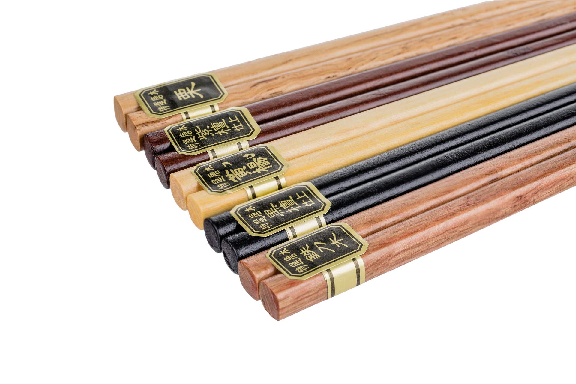 Heim Concept Basic 5-Pair Chopsticks, Assorted