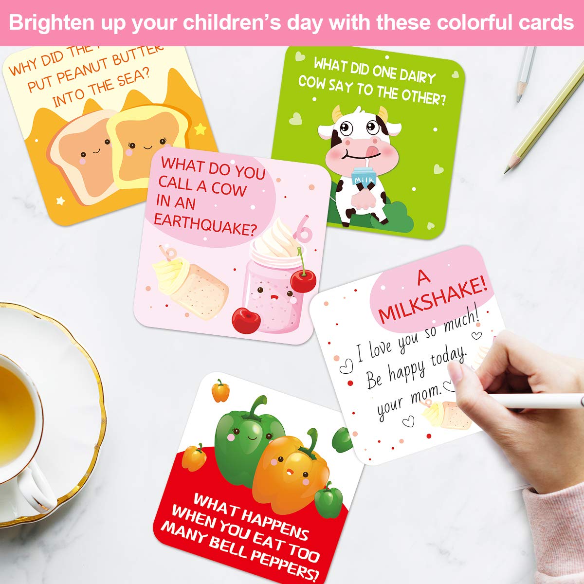 Fancy Land 60 Lunch Box Jokes For Kids Cute Lunchbox Notes Motivational And Inspirational Cards For Boys And Girls Lunchbox