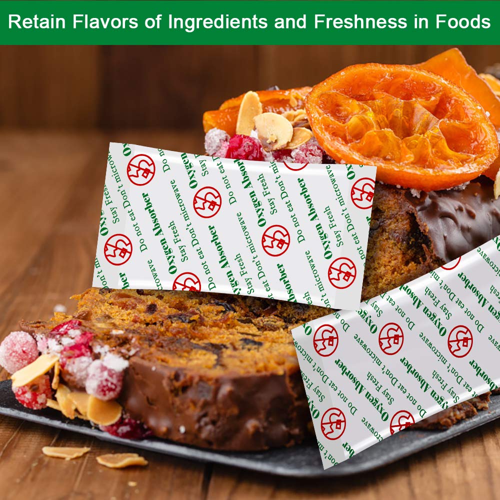 Makmefre 200Cc(100Packets) Oxygen Absorbers For Food Storage, Food Grade Oxygen Absorbers Packets For Food