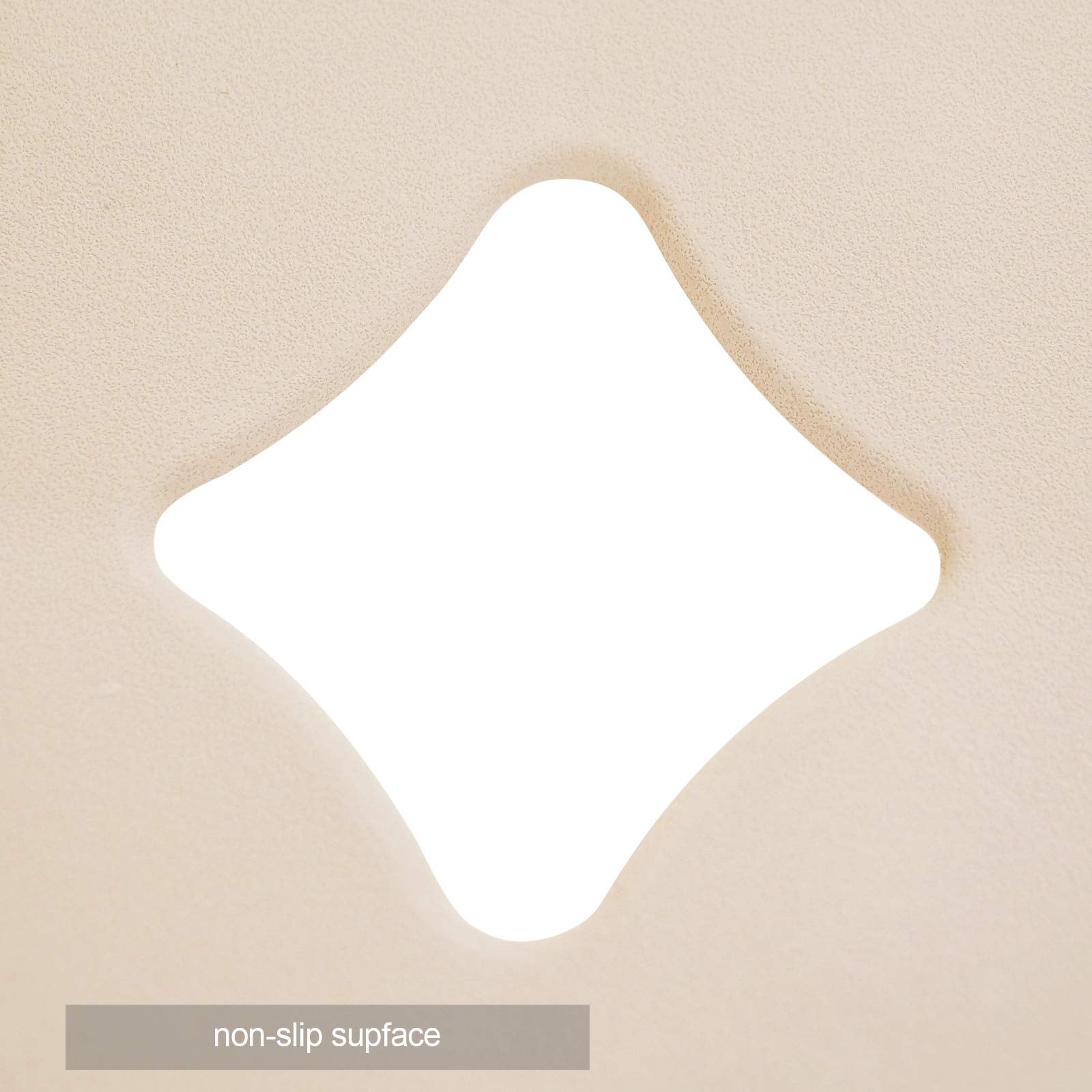 Webos Patented Non Slip Bathtub Mat Shower Bath Mats with Strong Suction Cups Soft Heavy Duty Natural Rubber Superior Grip&Drainage for Inside The tub (Beige  28x16 inch)