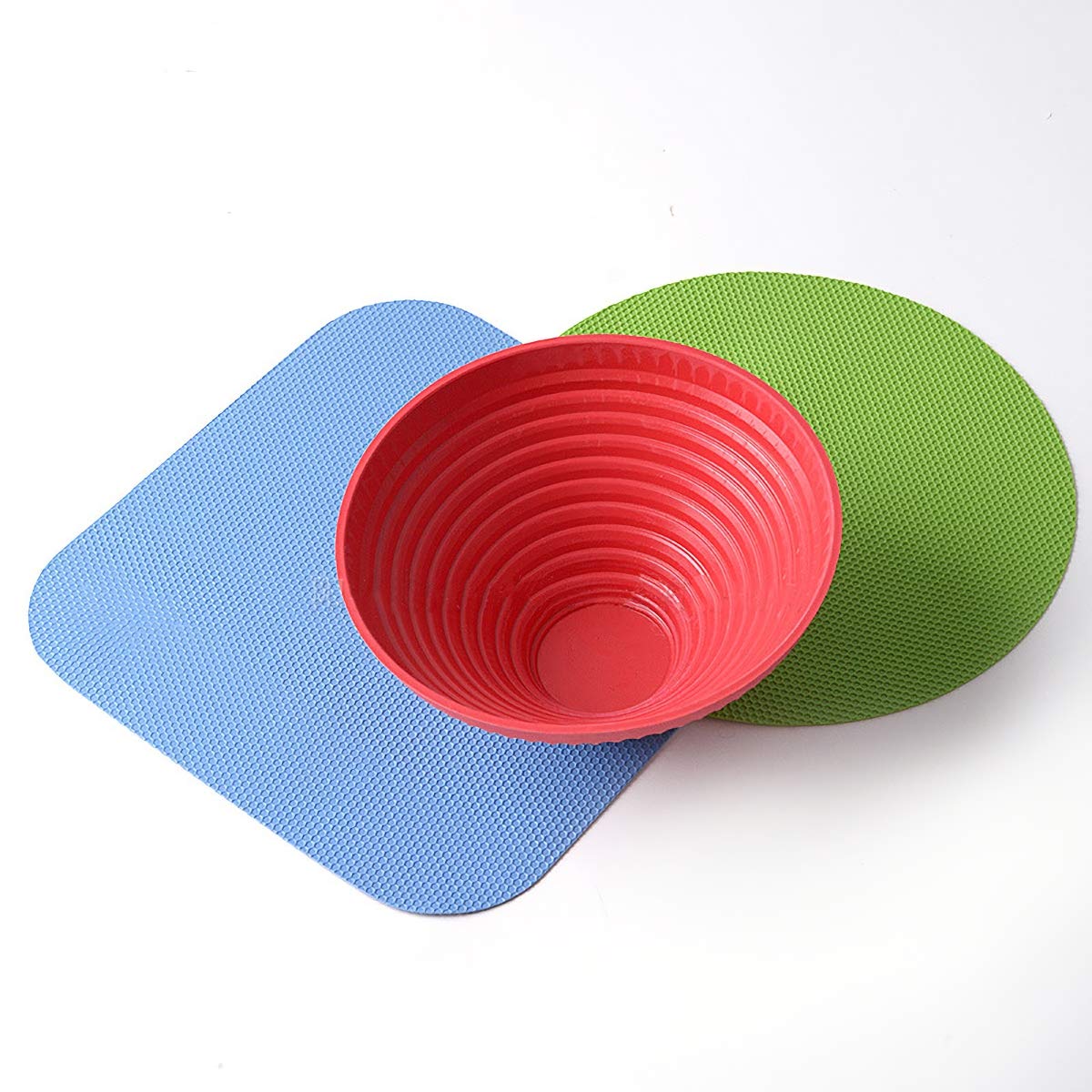 3 Set Of Hengke Jar Gripper, 9 Pieces Multi-Purpose Reusable Rubber Gripper Jar Opener Gripper Rubber Jar,Gripper Pads Round Kit