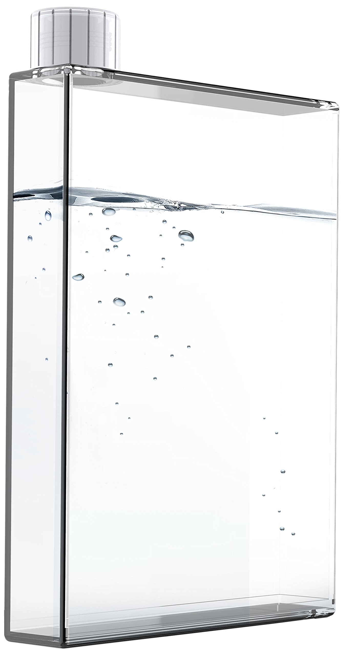 Asobu E Flask Plastic Water Bottle, 16 oz., Clear