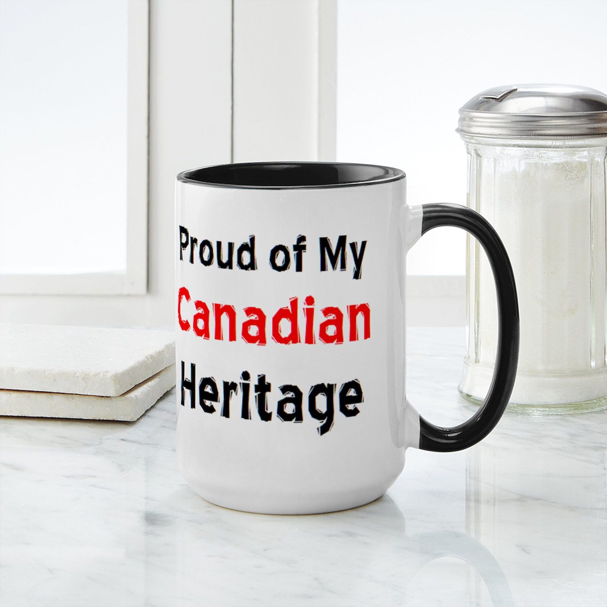 Cafepress Canadian Heritage 15 Oz (444 Ml) Ceramic Coffee Mug