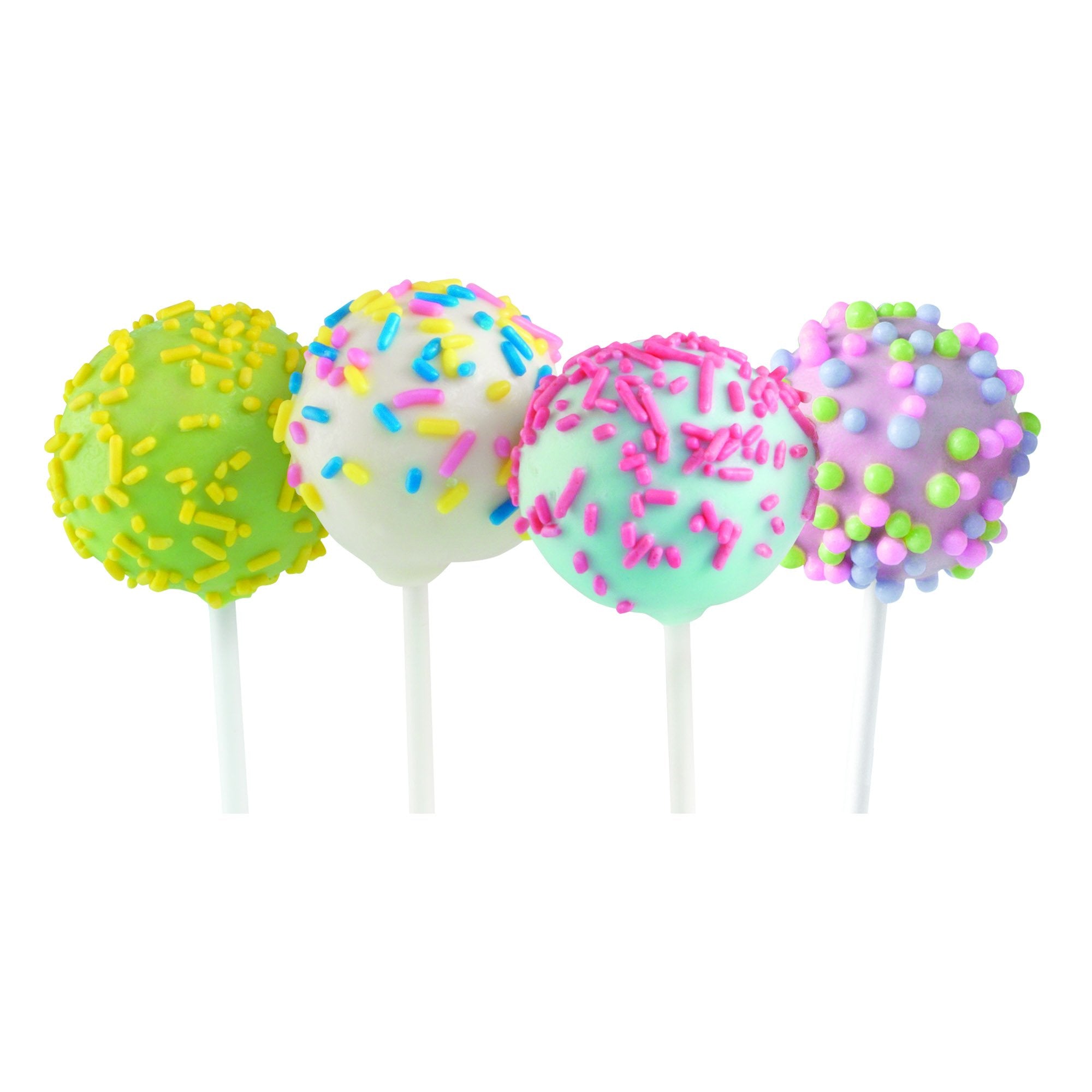 Sweet Creations 100 Count Reusable Plastic Cake Pop Sticks