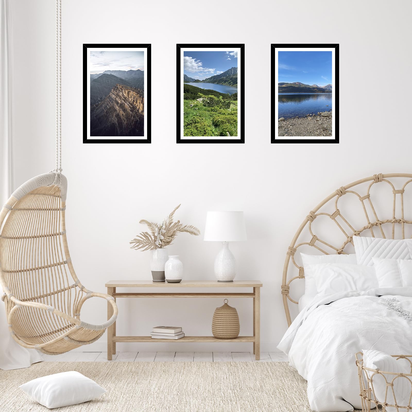 JCJMY 12x18 Picture Frame with 11x17 Mat, Display Photo 11x17 with Mat or 12 x 18 Without Mat, Wall Hanging Large 12 by 18 Poste