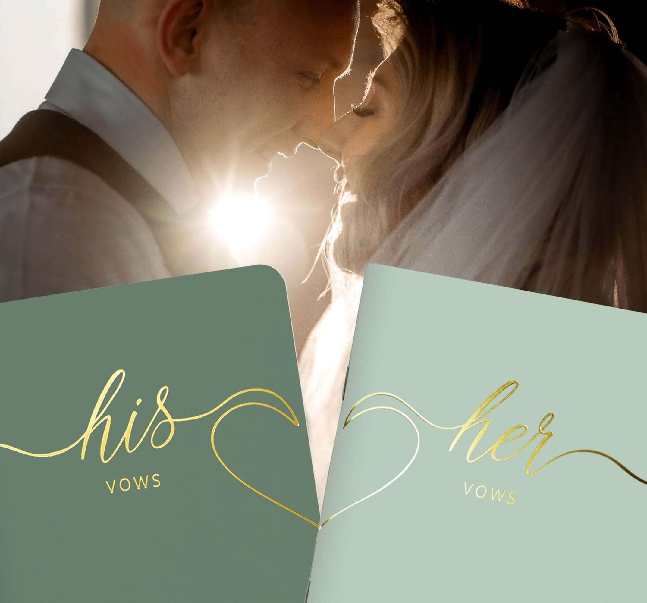 Lssh Gmbh Wedding Vow Books,Original Vow Books His And Hers,Perfect Wedding Essentials For Your Wedding Day,28 Pages,5.5'' X 4''