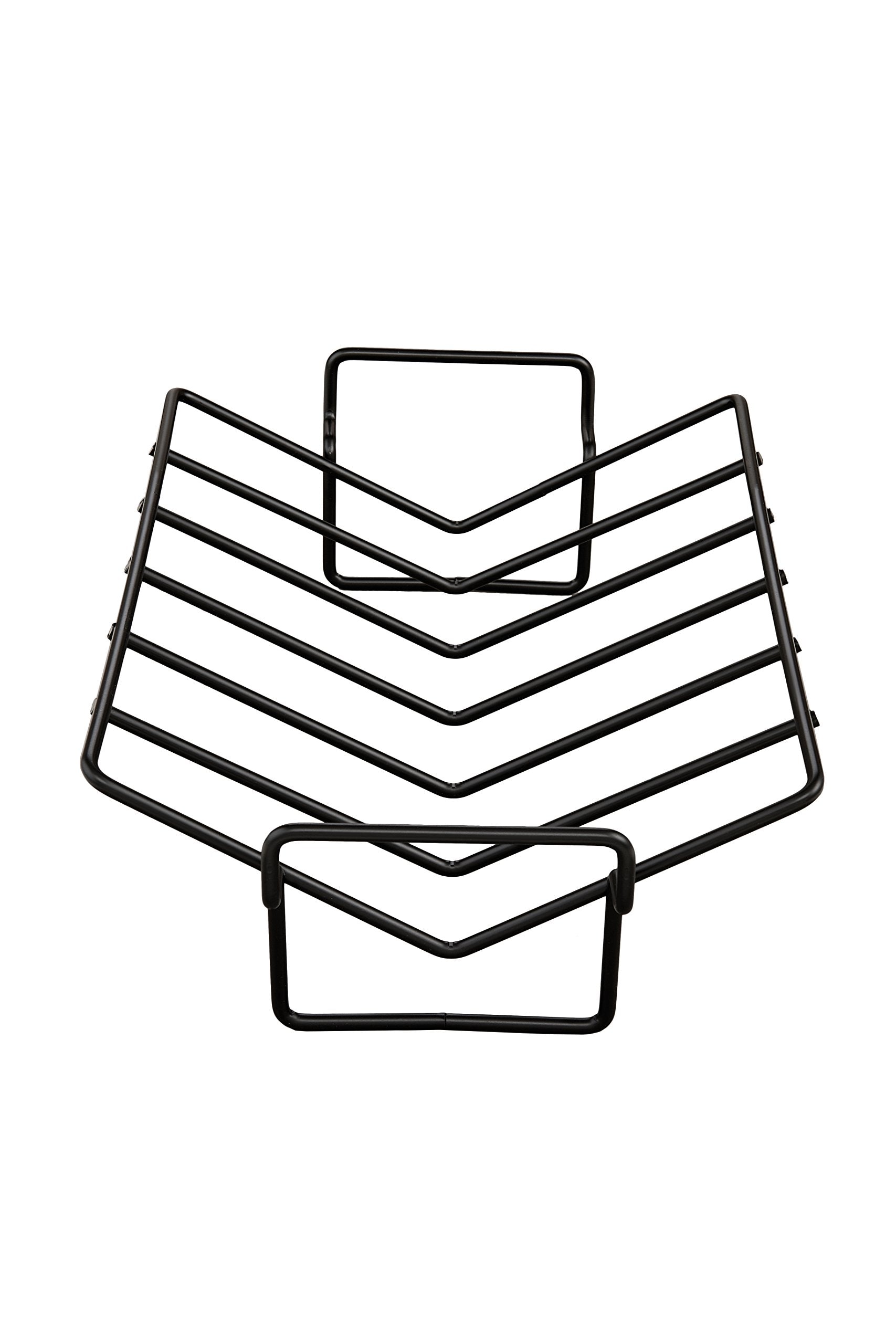 HIC Kitchen Roasting Pro V-Shaped Baking Rack - Premium Heavyweight Non-Stick Steel Wire, 16 x 10.25 inches - Ideal for All-Over