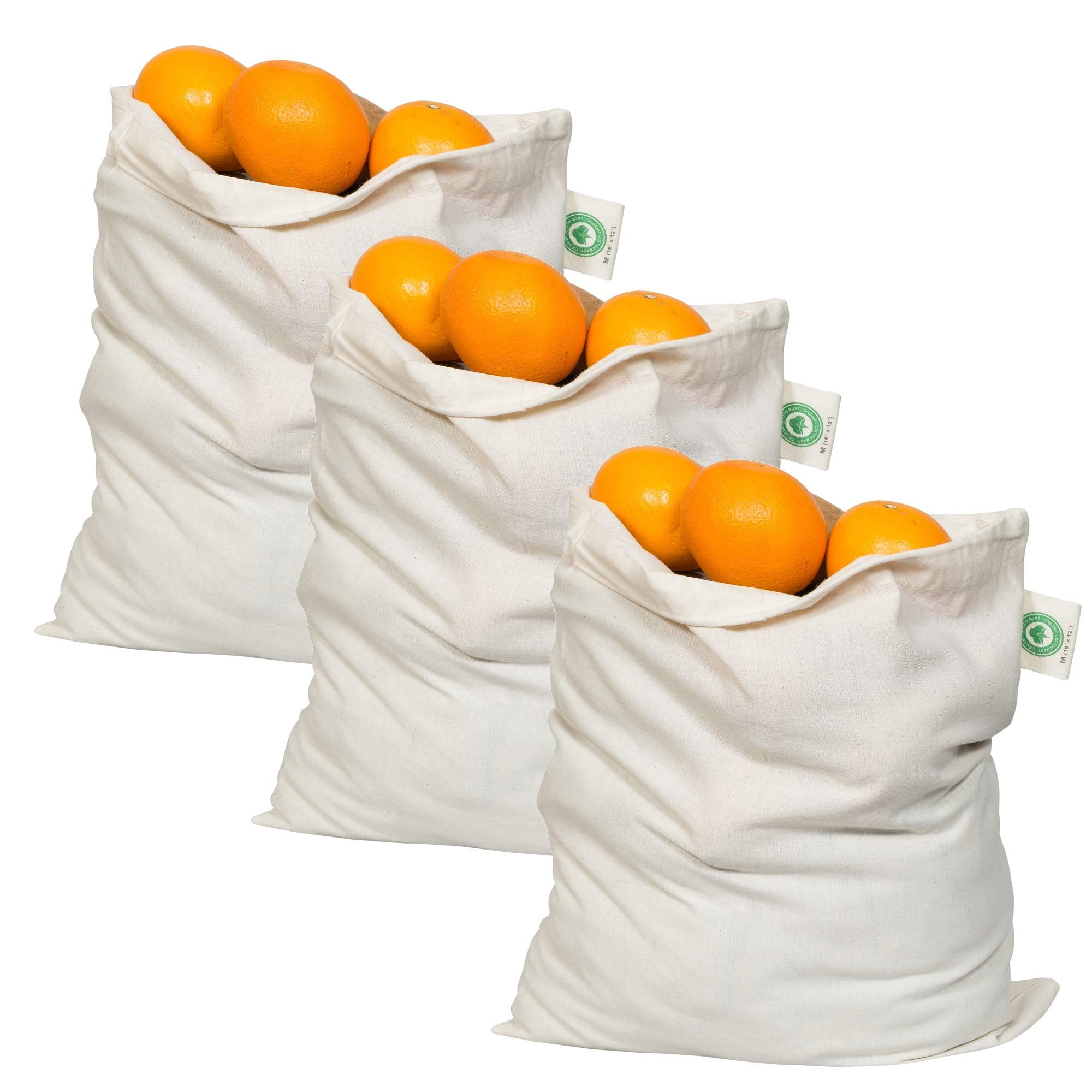 Muslin Produce Storage Bags - Almond Milk Bags - Reusable grocery bags cotton drawstring - Candy Bag - Breathable Muslin Organic