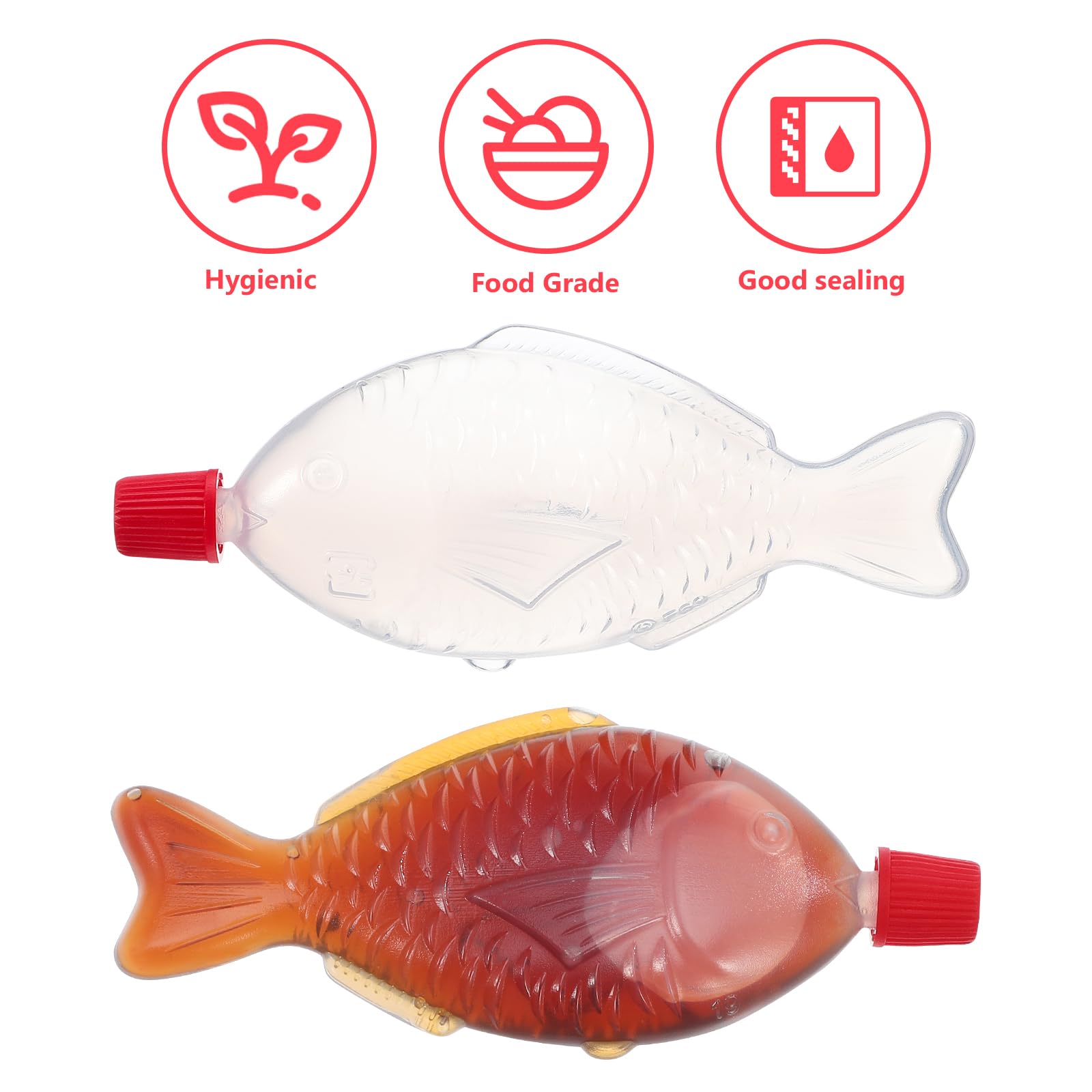 Abaodam Seasoning Containers 100Pcs Bento Soy Sauce Case Container Vinegar Dispenser Bottles Plastic Condiment Bottles For Sushi