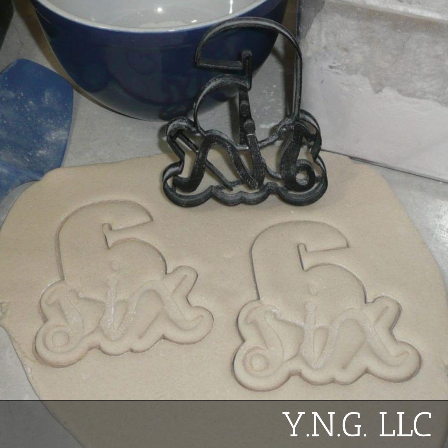 Number Six 6 With Word Birthday Anniversary Party Age Detailed Cookie Cutter Made In Usa Pr2407